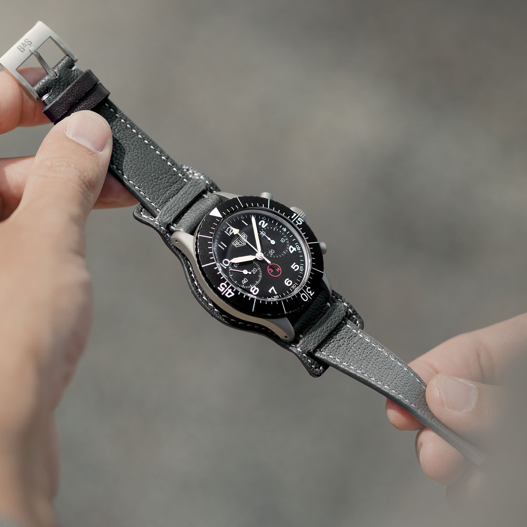 Heuer Bundeswehr 1550SG 3H Chronograph