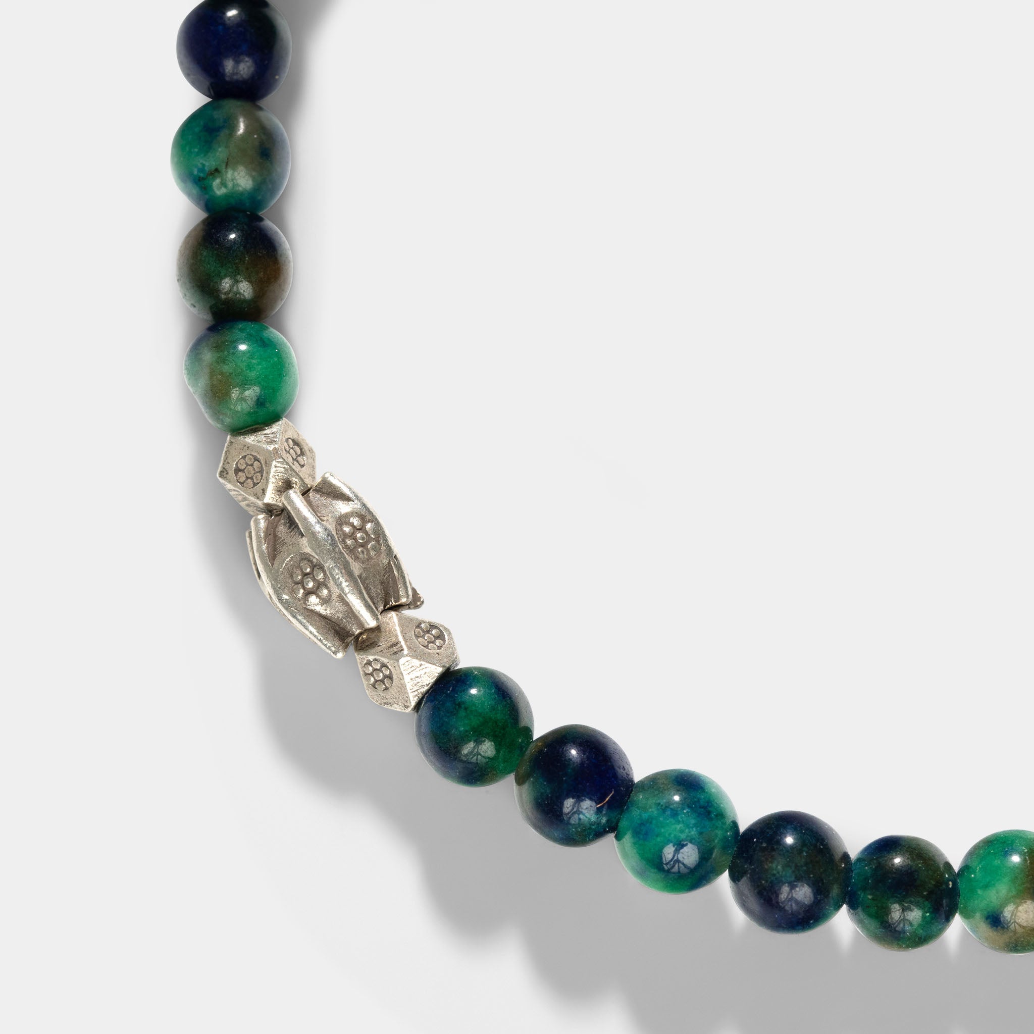 Luxury_dyed_jade_Silver_beads_bracelet