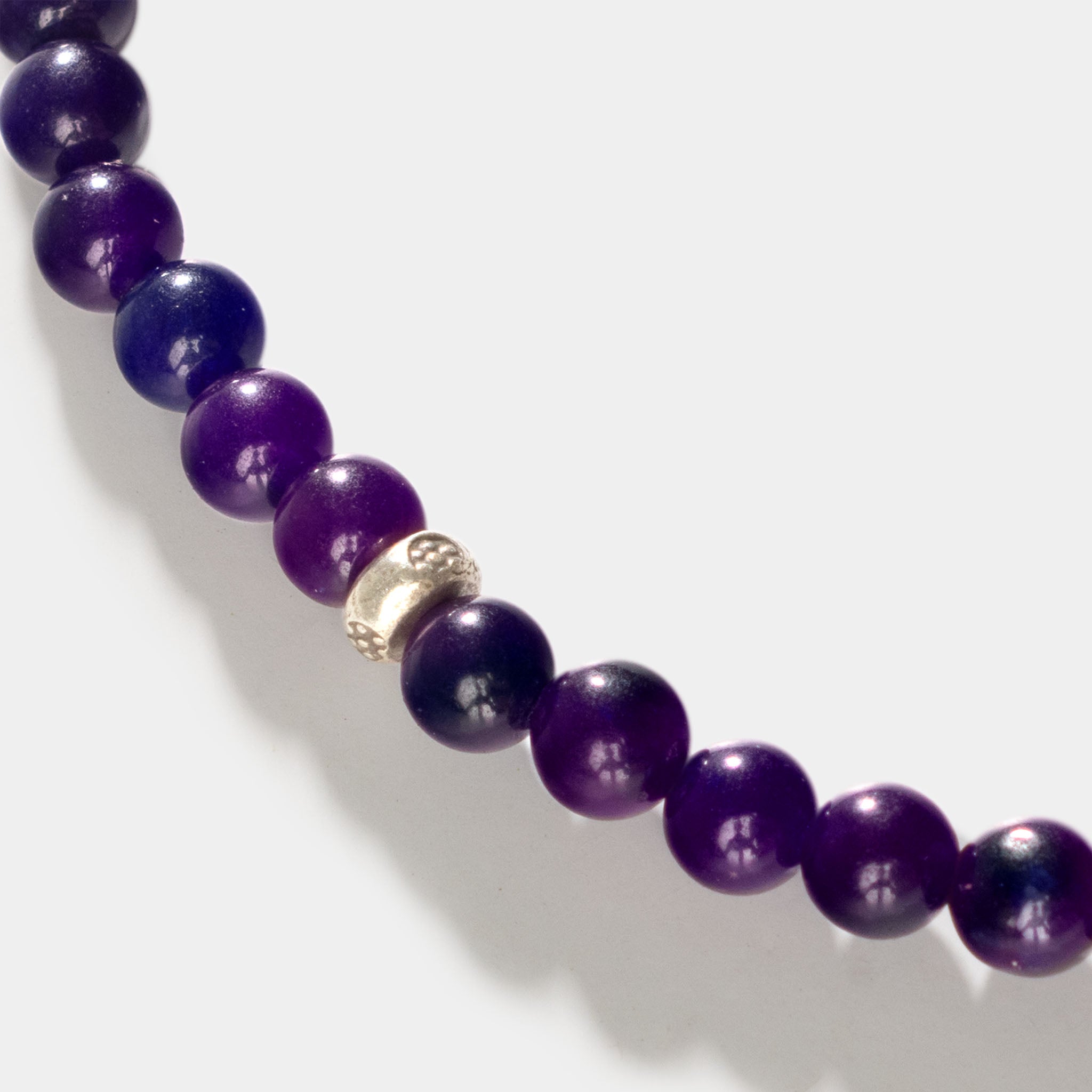 Luxury_dyed_purple_dyed_jade_Silver_beads_bracelet