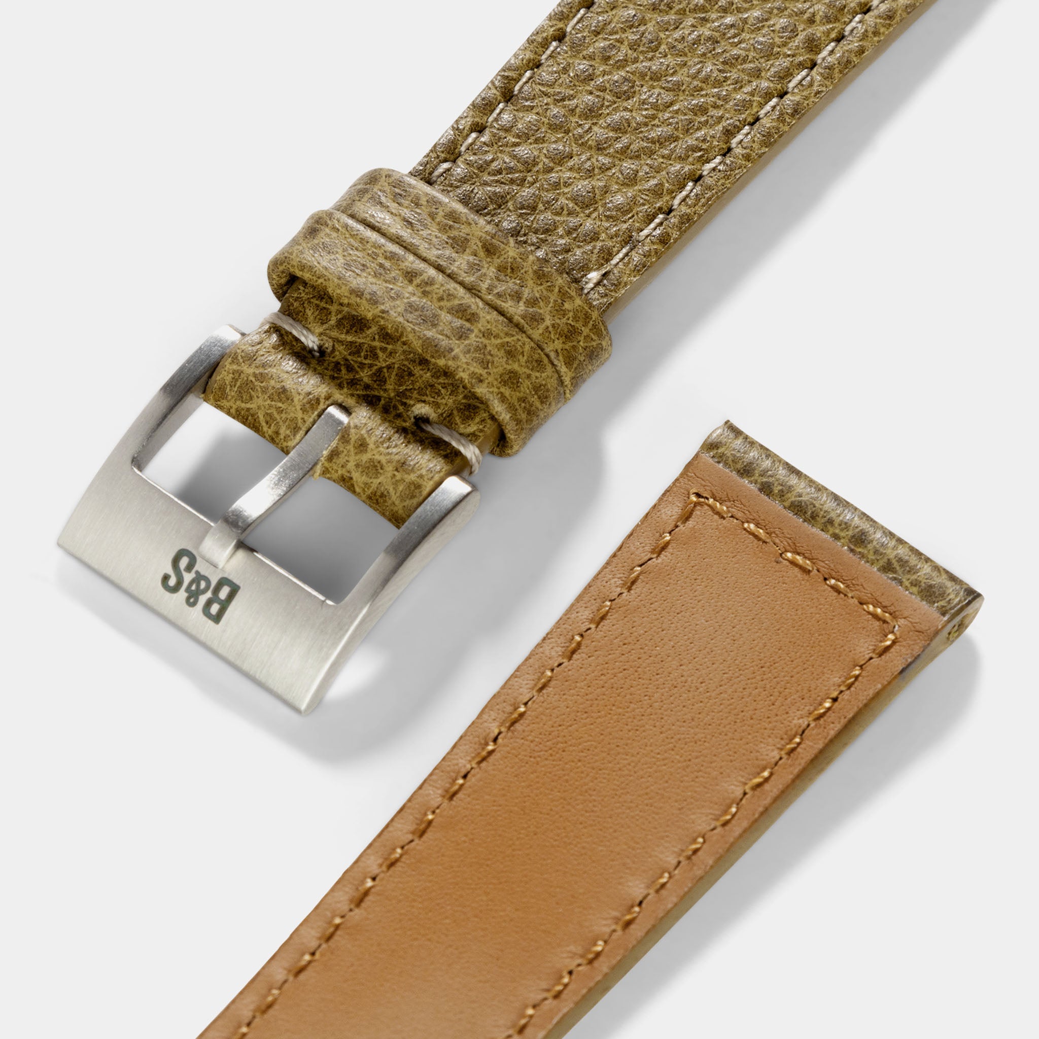 Luxury_Green_Leather_Watch_Strap_For_Wrist_Watches