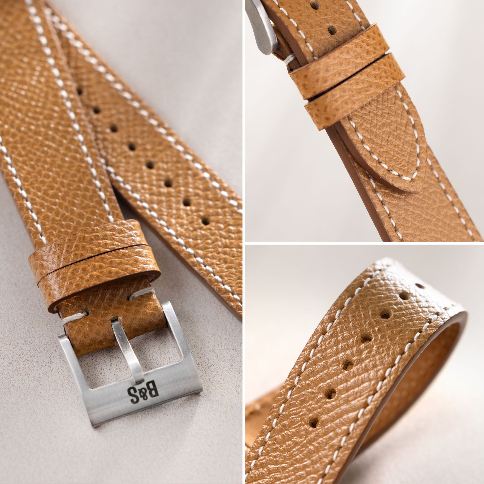 Epsom_Brown_Leather_Watch_Strap_For_Luxury_Vintage_Watches
