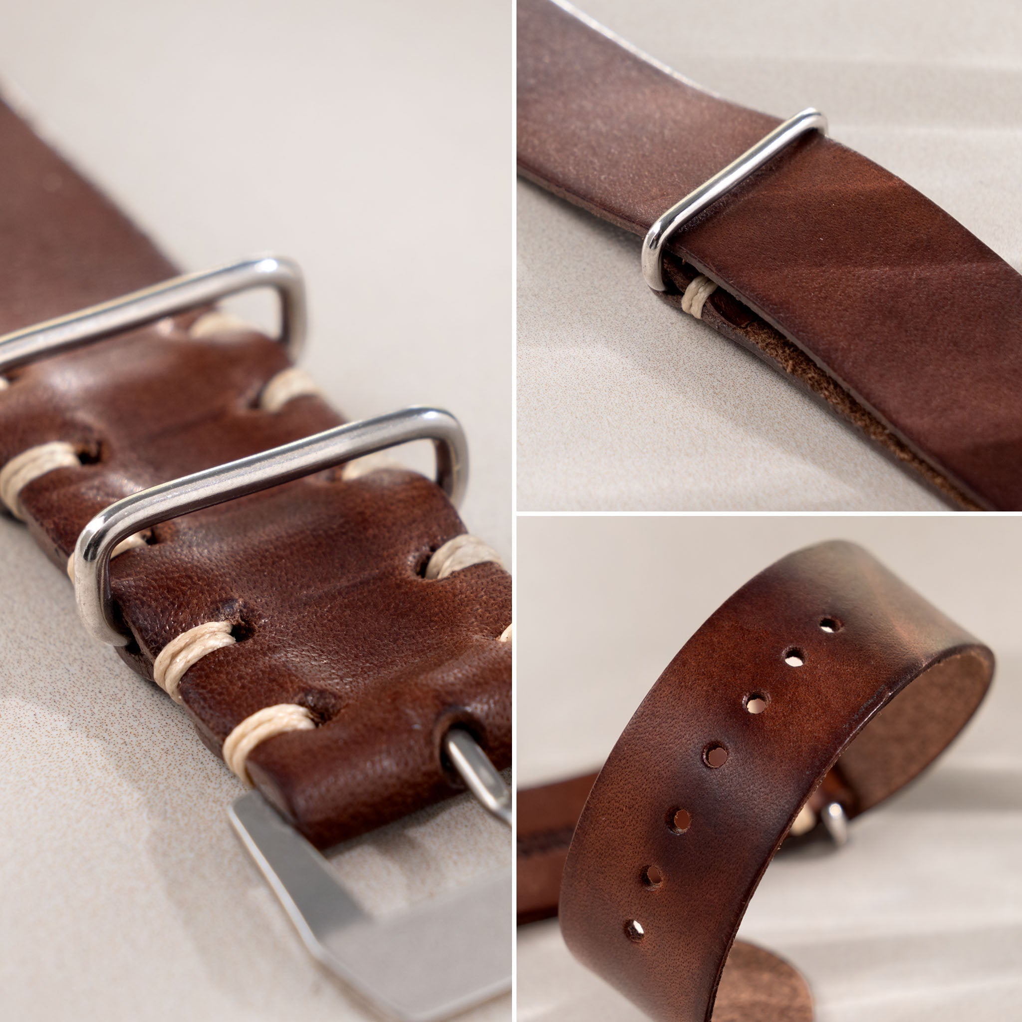 Handmade_italian_Side_Stitch_Single_Pass_Style_Brown_Leather_Watch_Strap