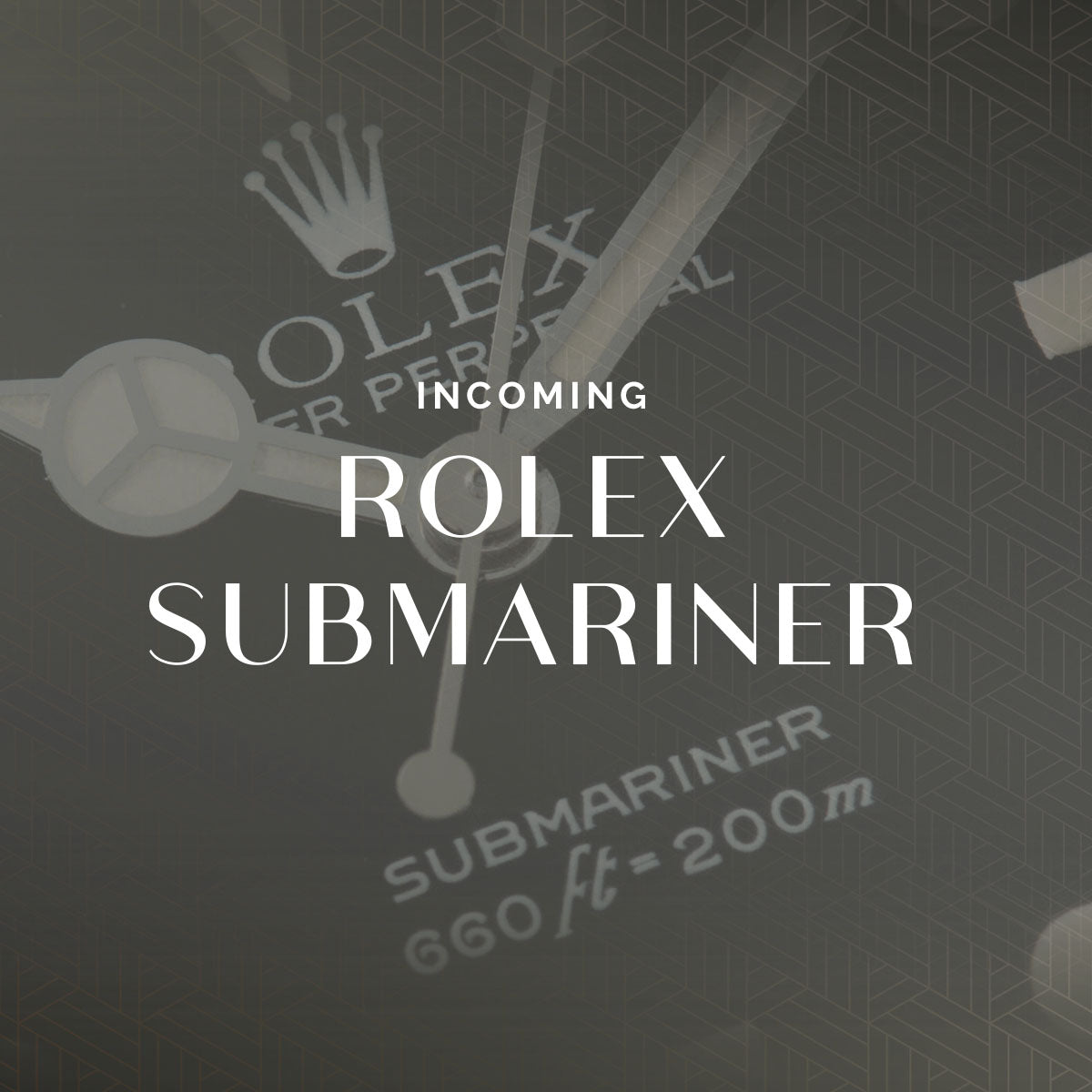 Rolex Submariner 5513 gilt dial - incoming