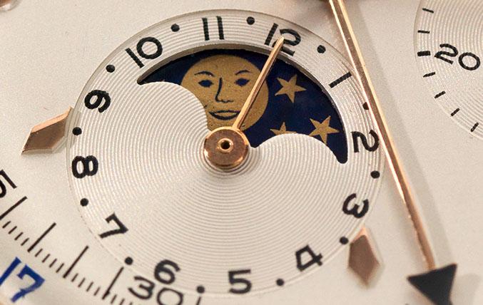 Record Triple Date Moonphase & Chronograph 1950s Valjoux 88