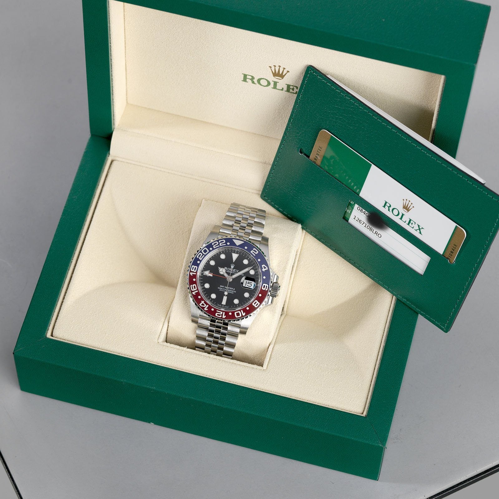 NEW Rolex 126710 BLRO GMT Master II