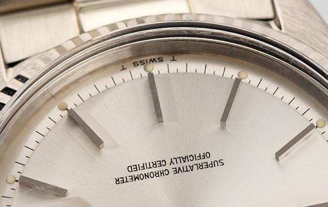 Rolex White Gold Day-Date Silver Dial 1803