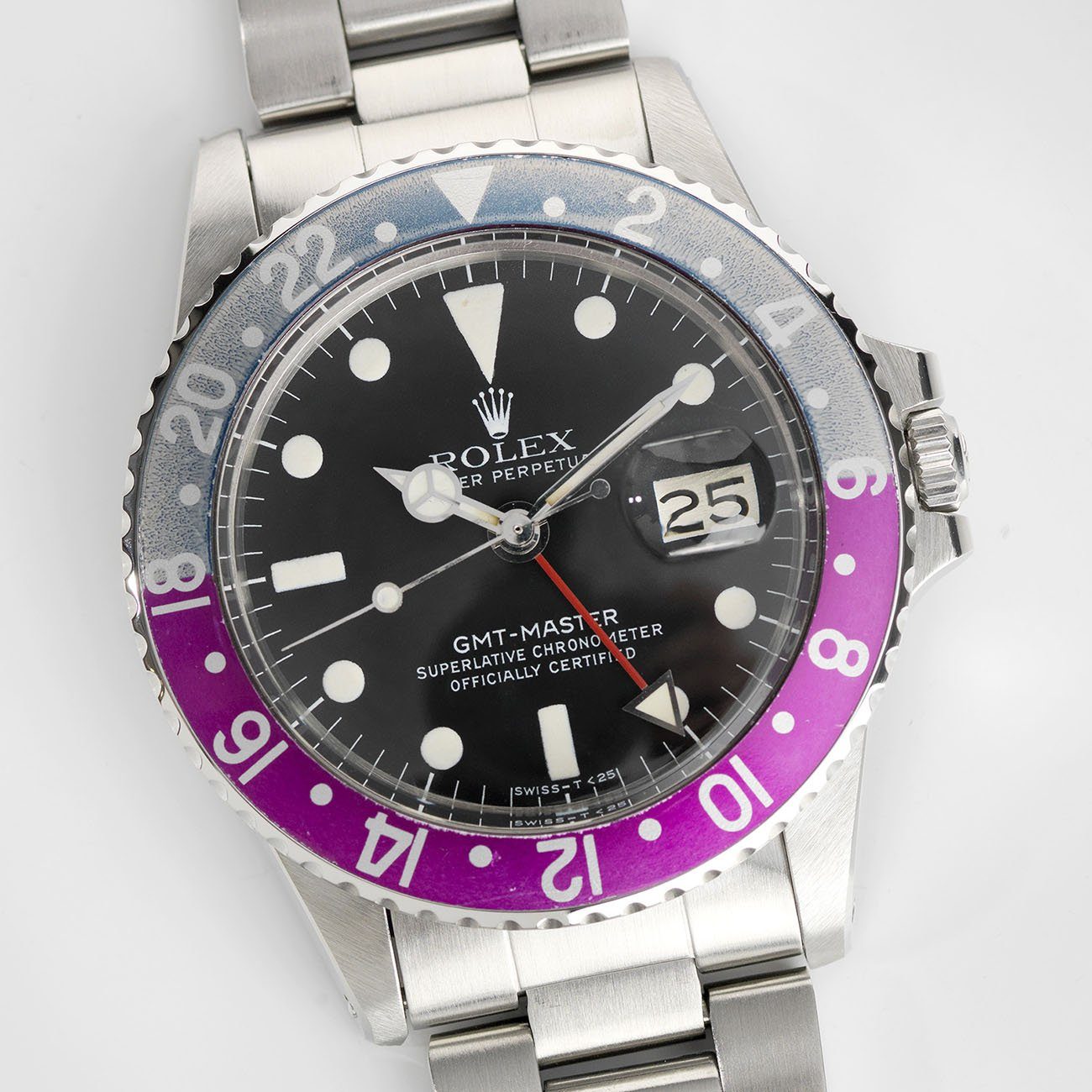 Rolex 1675 GMT Master Mk5 Maxi Dial Pink Lady