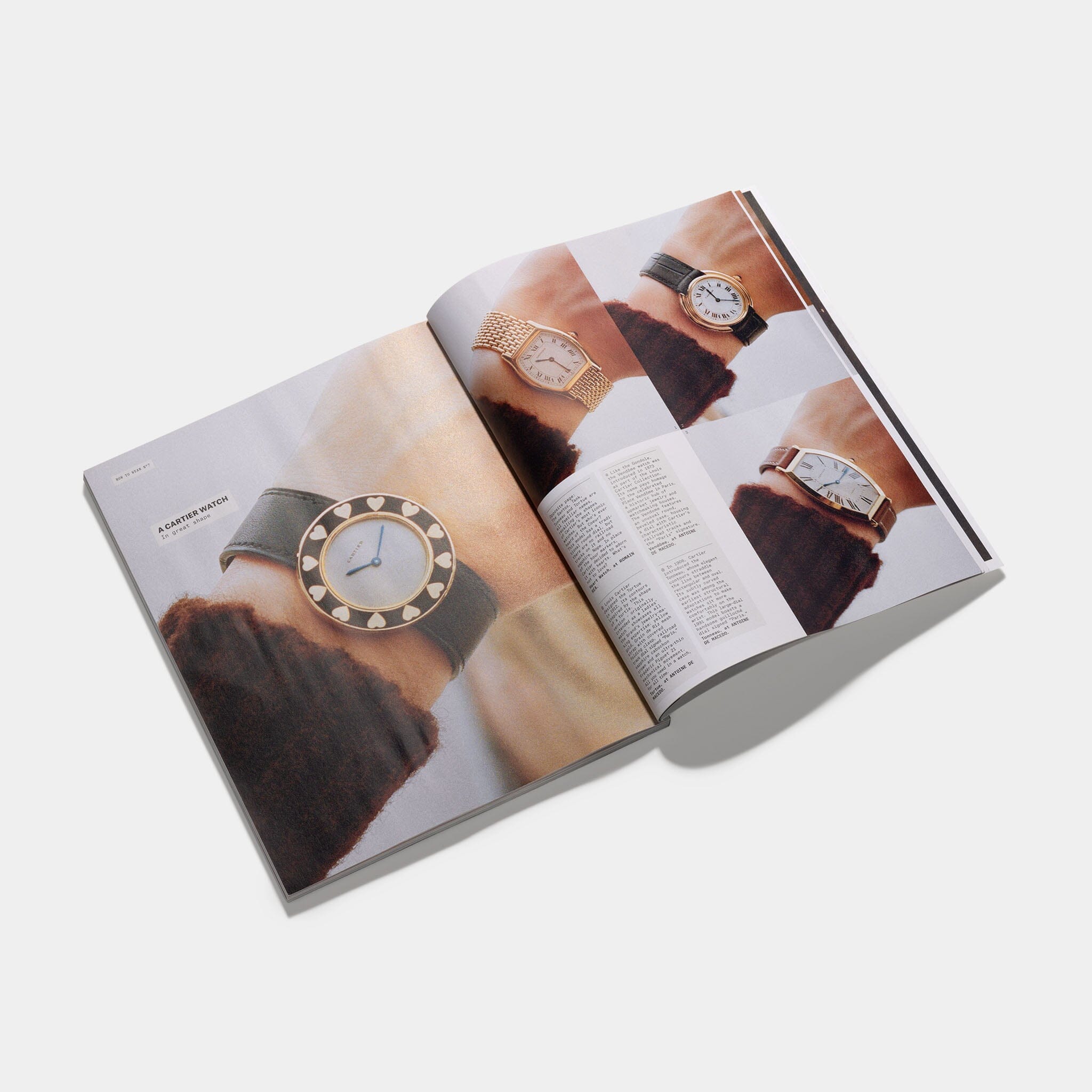 Cartier Watch special in L'Etiquette 11 Fashion Magazine