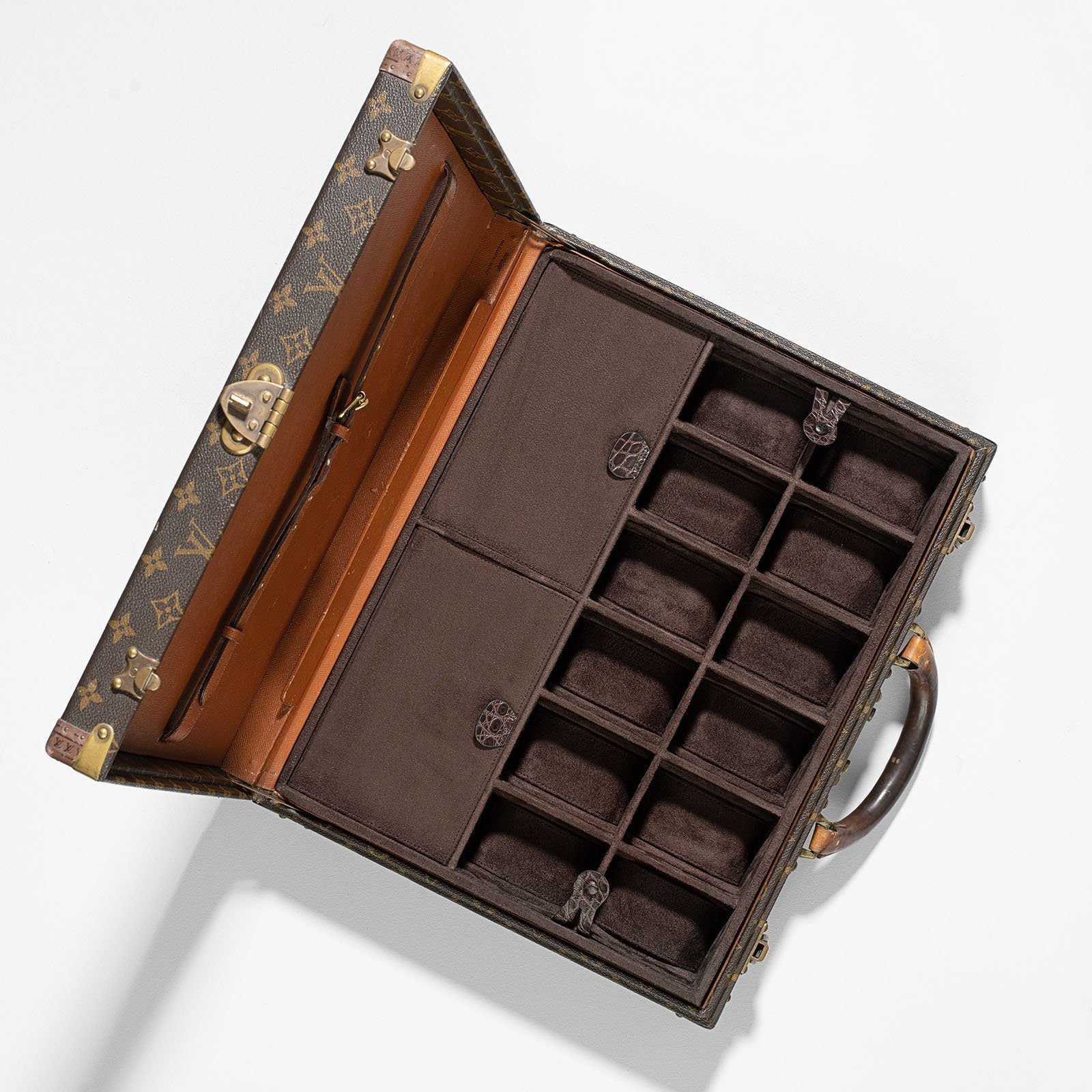 Custom Louis Vuitton 12 Watch President Briefcase