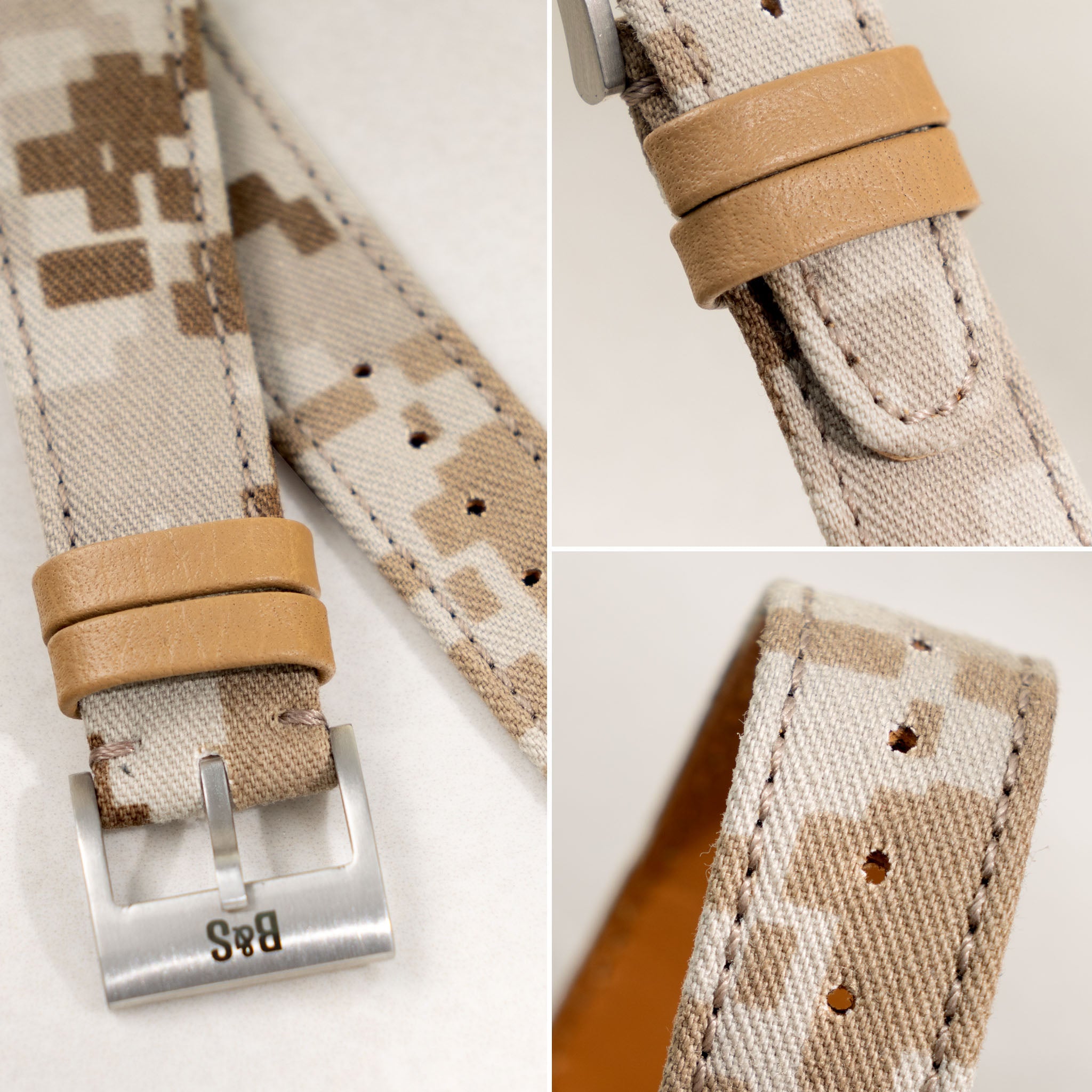 The Brooklyn Camo Watch Strap – Made From Original US Army Fabric – Jubilee Edition