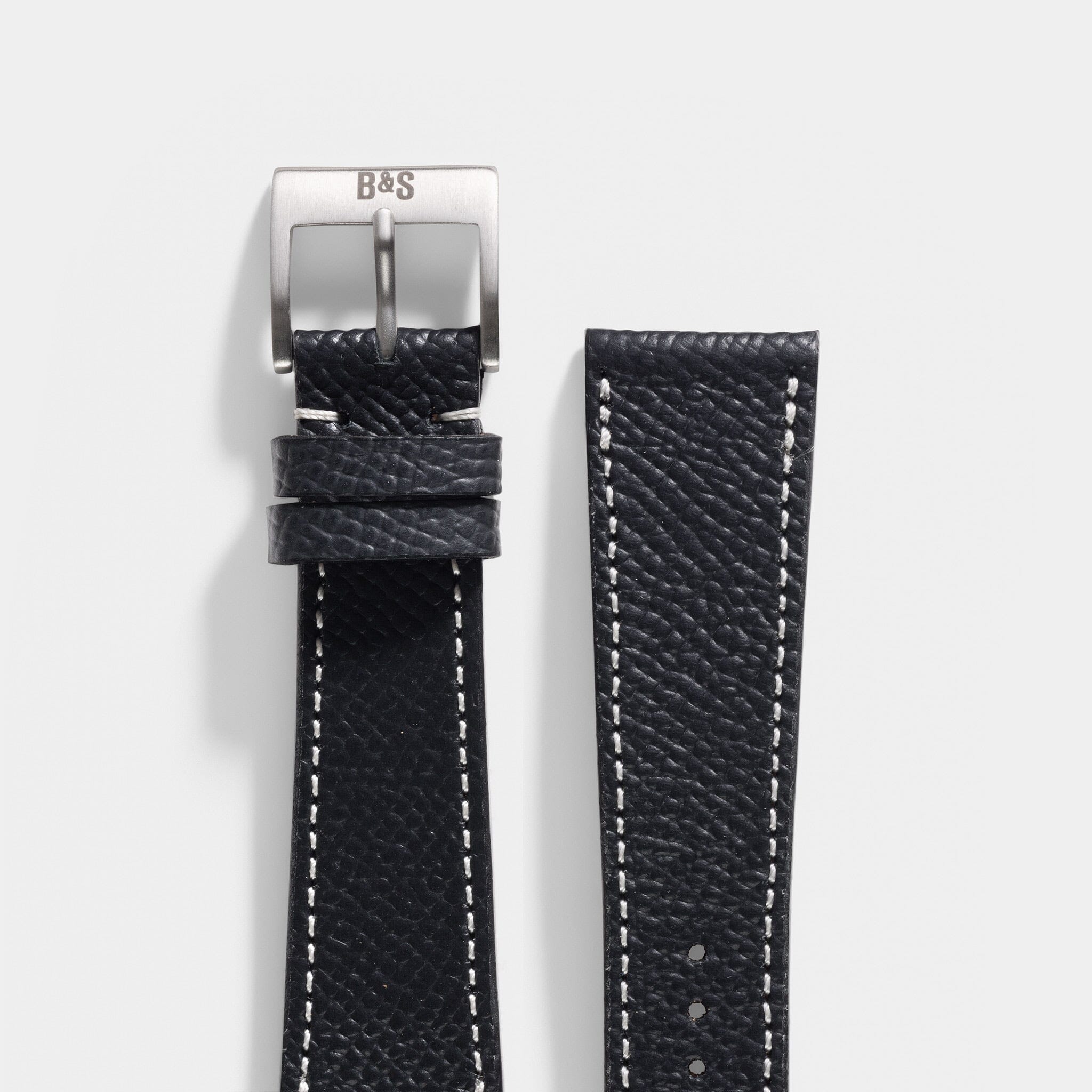 Epsom Calfskin Watch Strap - Black 
