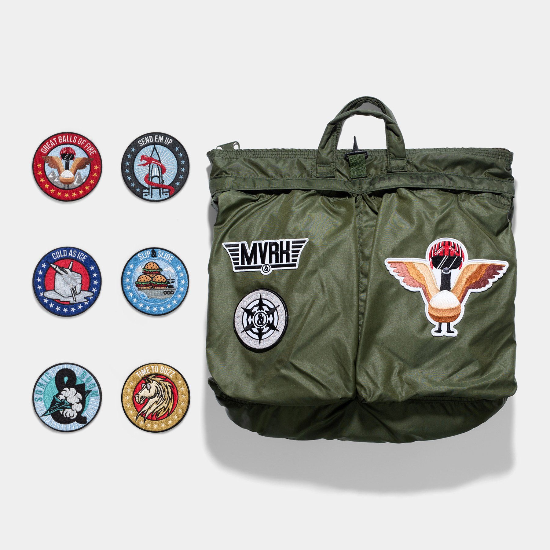 1 of 1 Custom Vintage Helmet Bag 