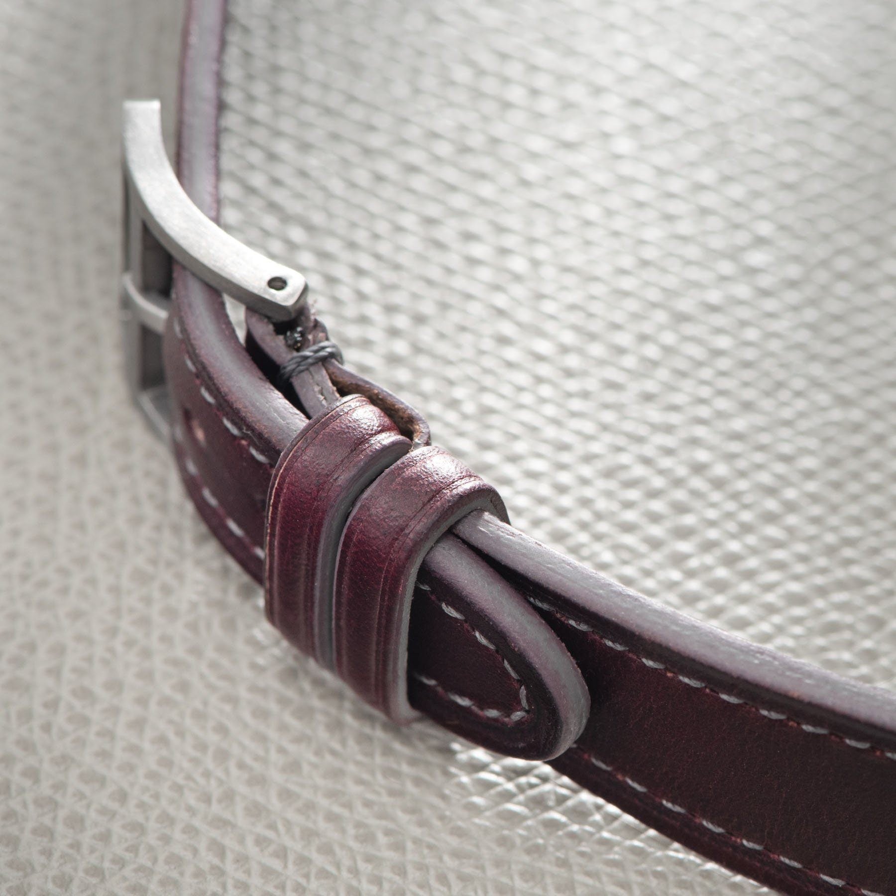St. Émilion Bordeaux Leather Watch Strap
