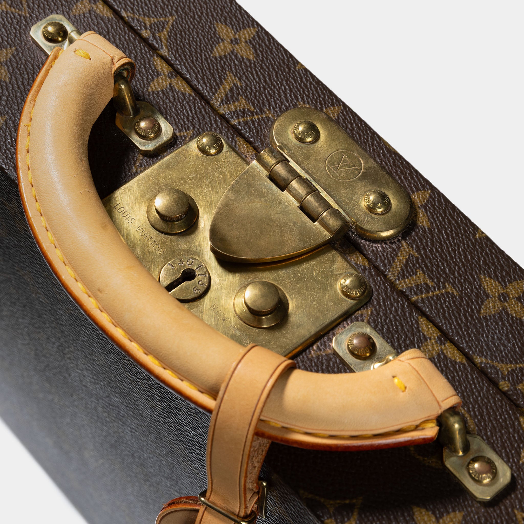 Louis Vuitton Boite Bijoux Monogram Jewelry Vanity Case Travel Trunk Hard Box