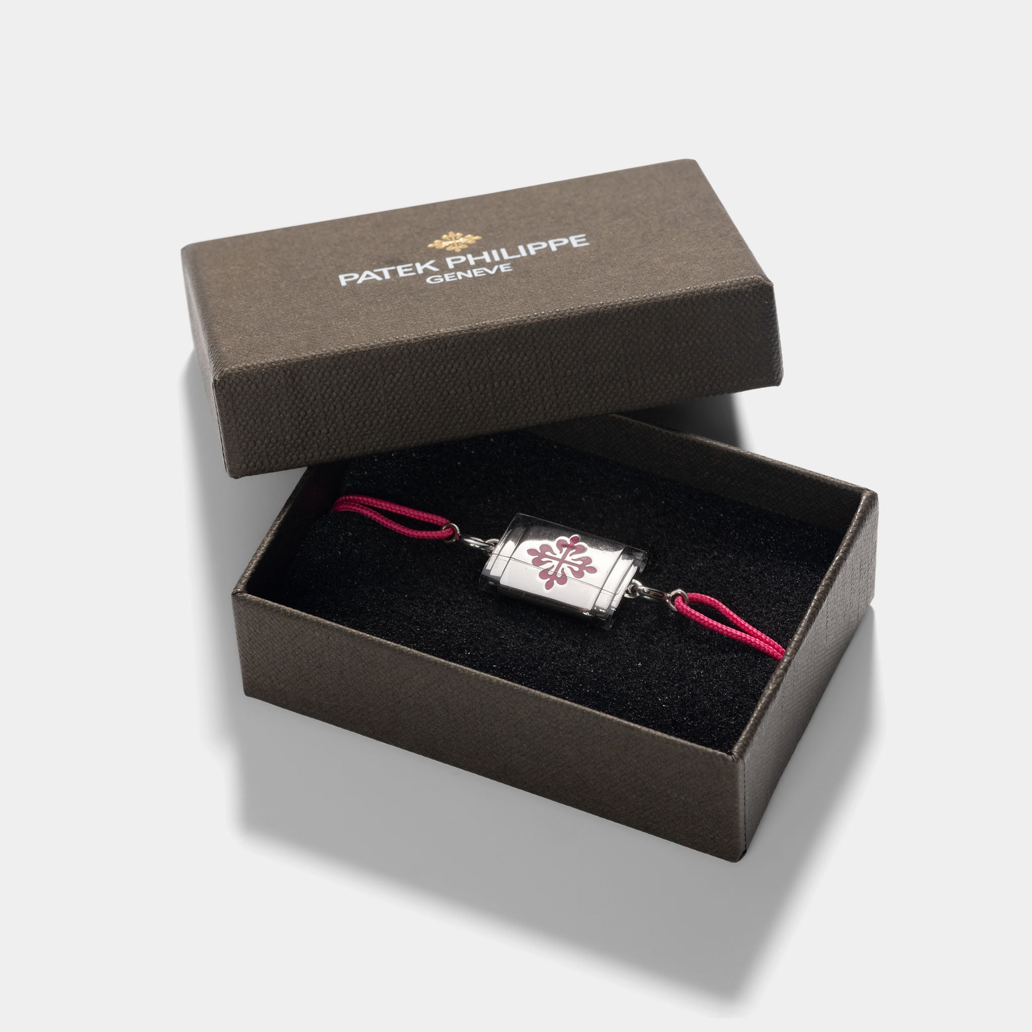 Patek Philippe Silver Cord Bracelet Calatrava Cross