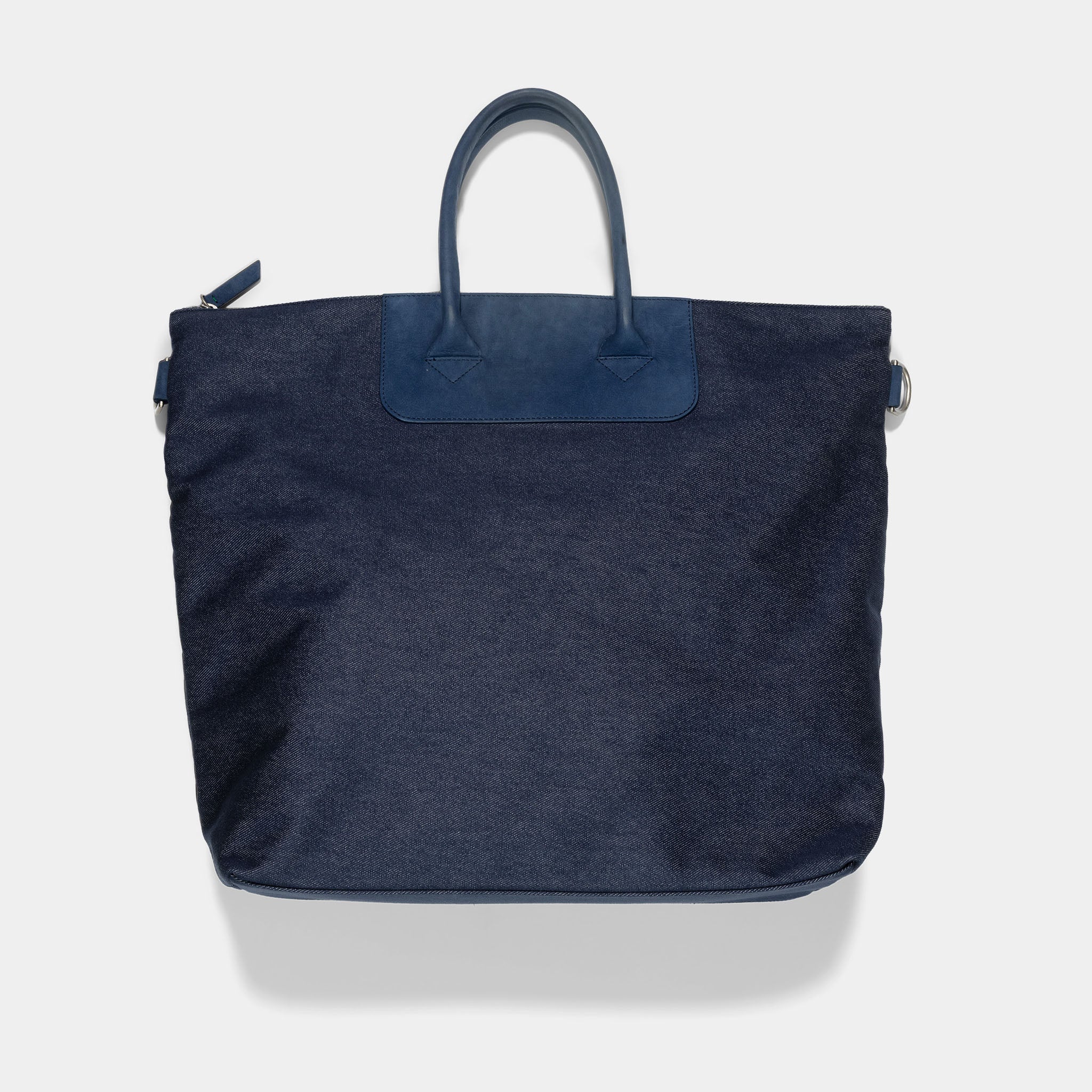 Rolex Navy Blue denim travel tote bag