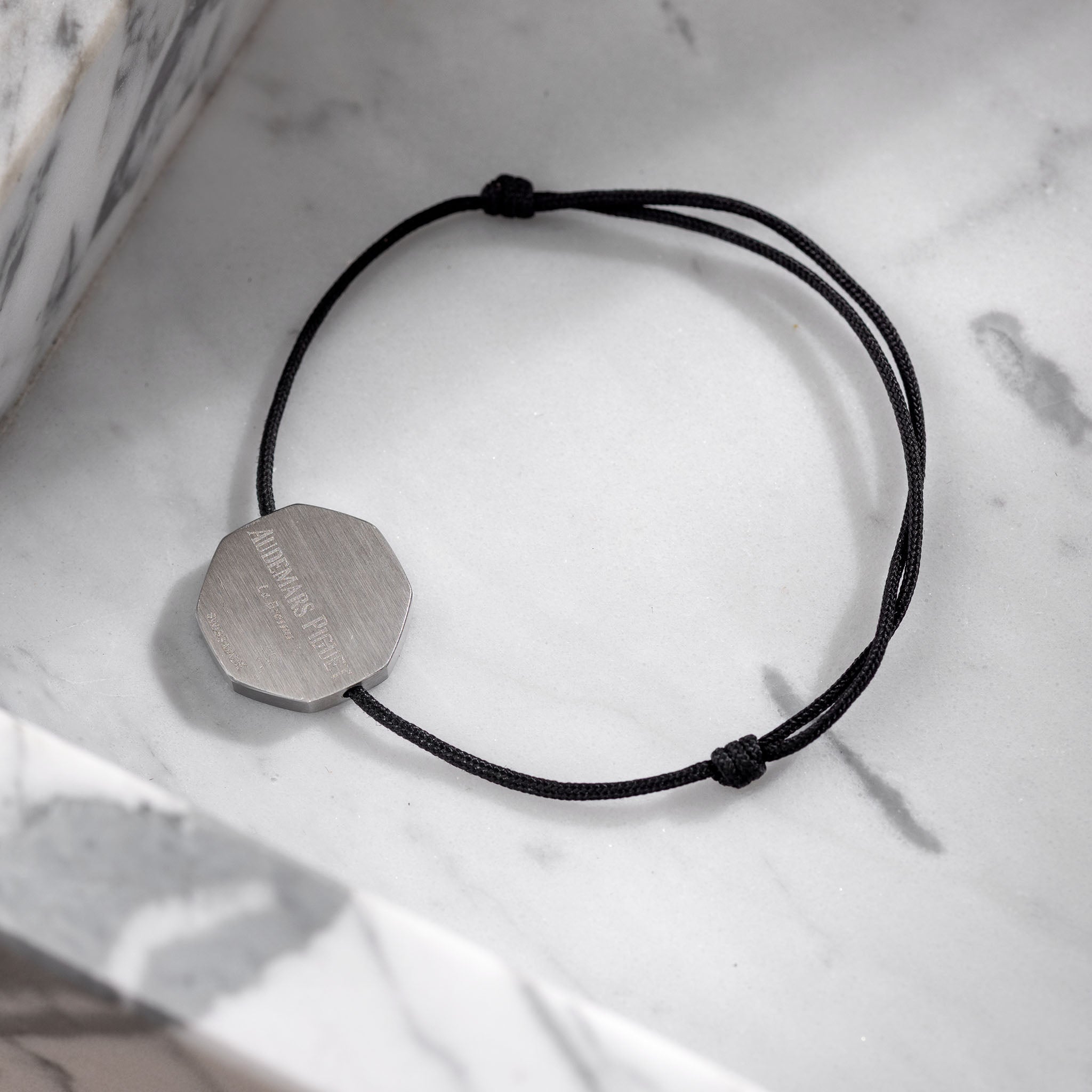 Audemars Piguet Royal Oak  Cord Bracelet Black