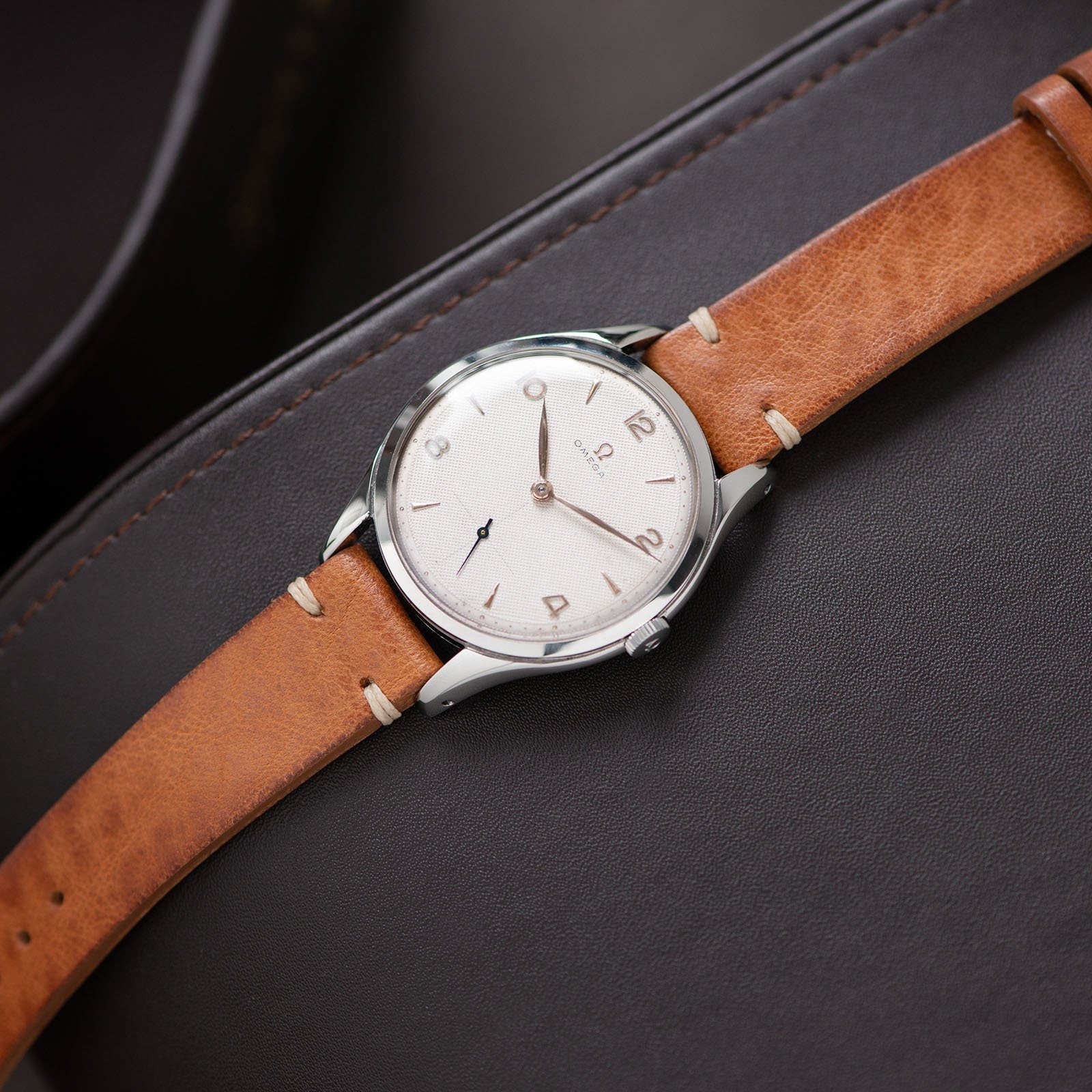 Vintage Omega Oversize Steel Dress Watch 2505-9