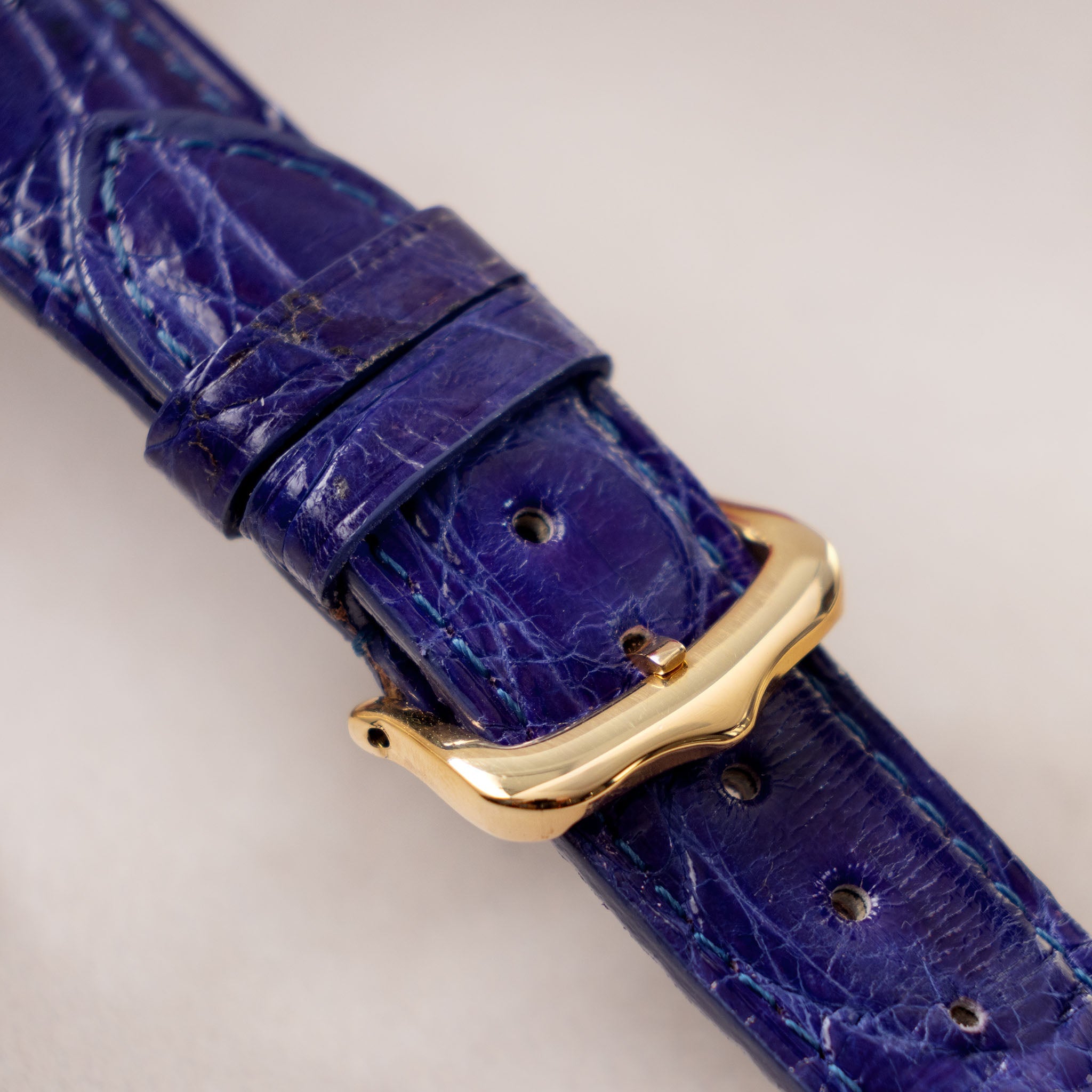 Strap for Cartier 17.5 mm - The Purple Alligator Watch Strap