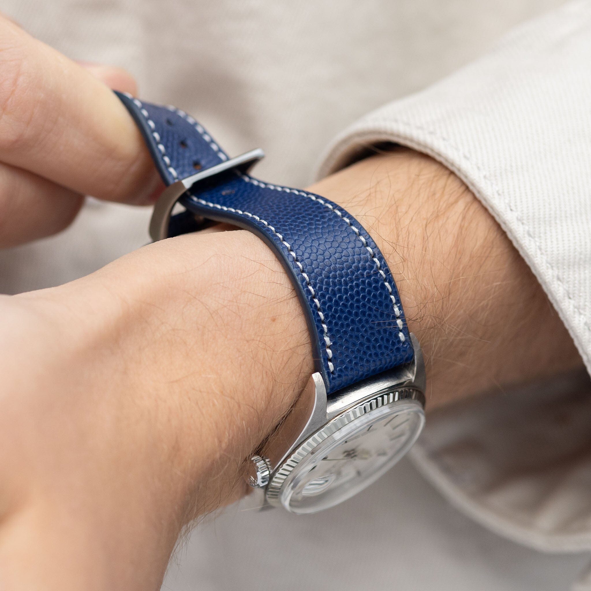 Dark blue best sale watch strap