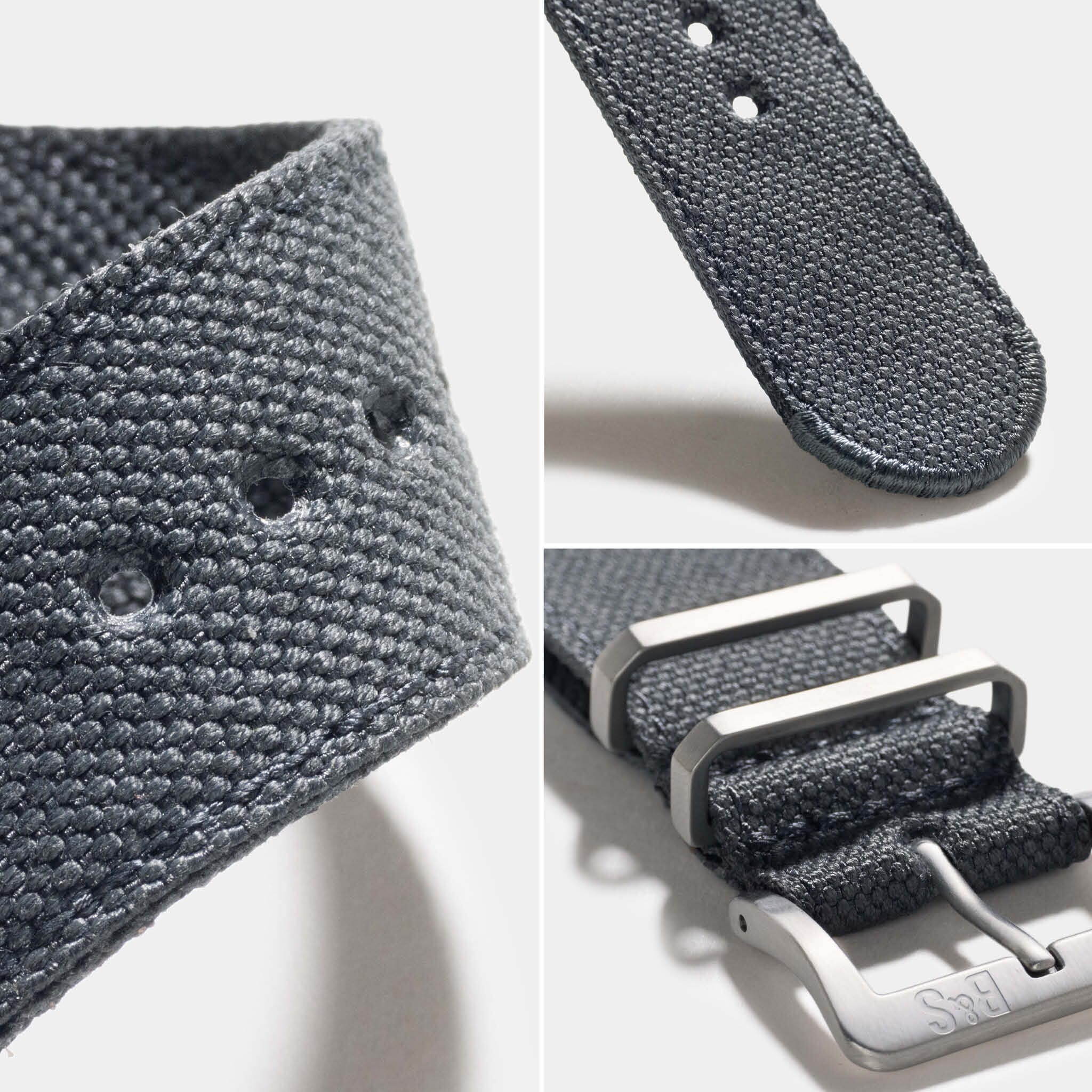 Strap for IWC Portofino - Graphite Canvas