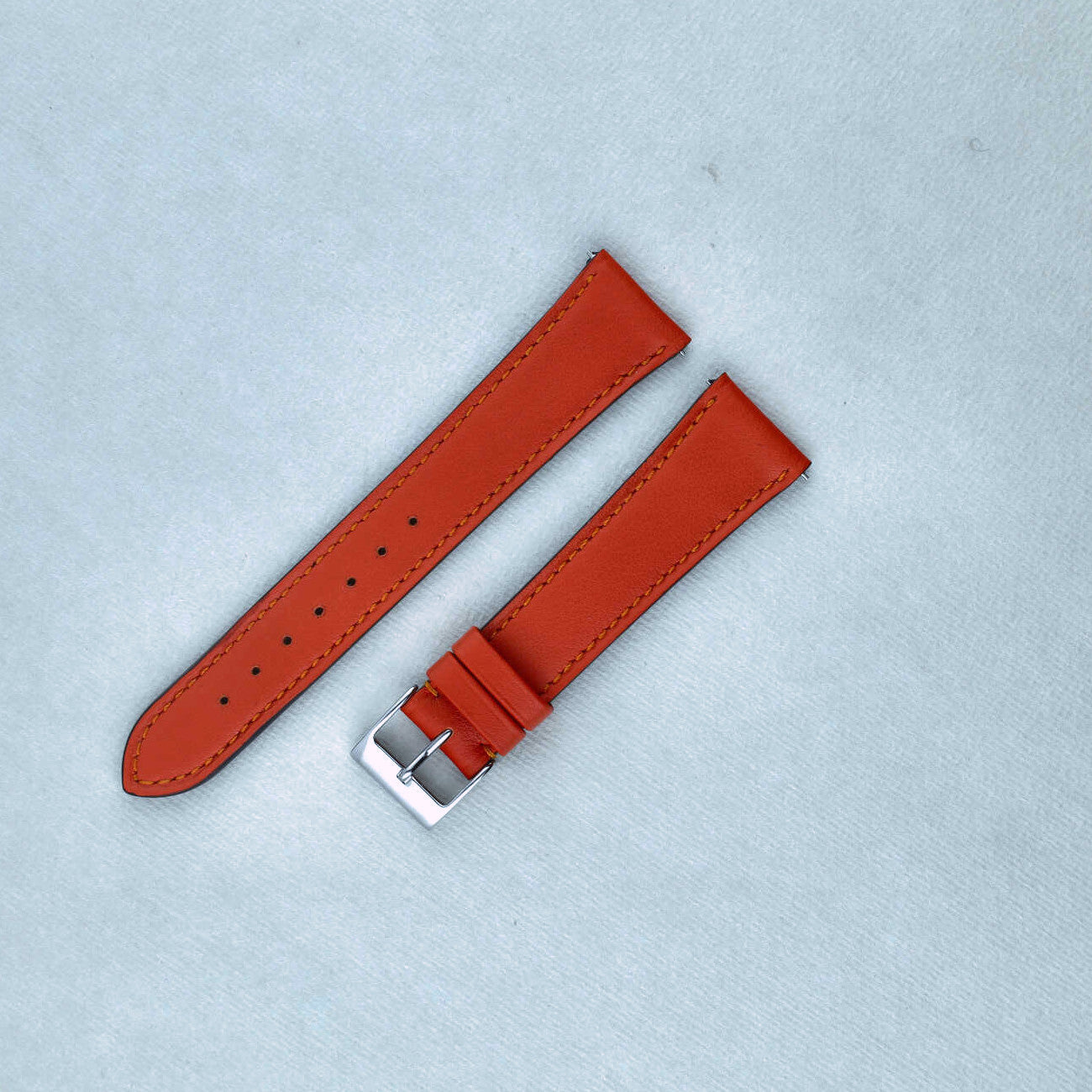 Sample Sale - City Orange Leather Watch Strap - 20mm