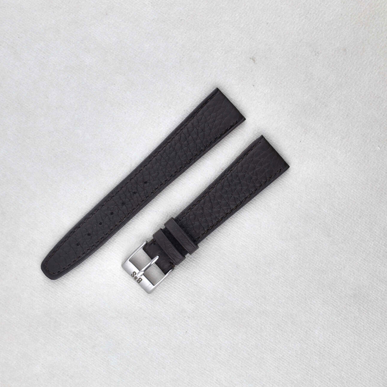 Sample Sale - Taurillon Dark Brown Speedy Leather Watch Strap - 19mm