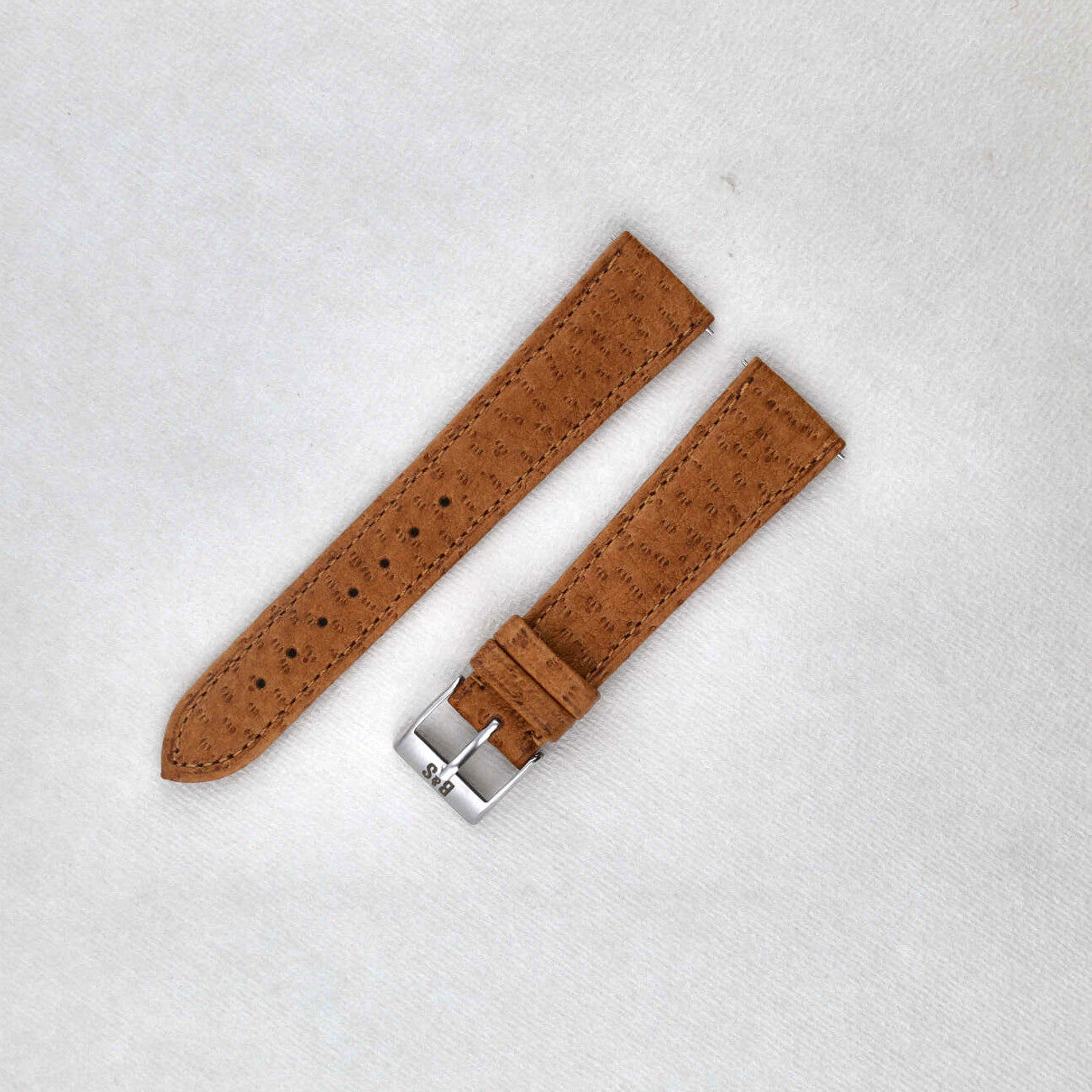 Sample Sale - Slim Peccary Brown Leather Watch Strap - 20mm