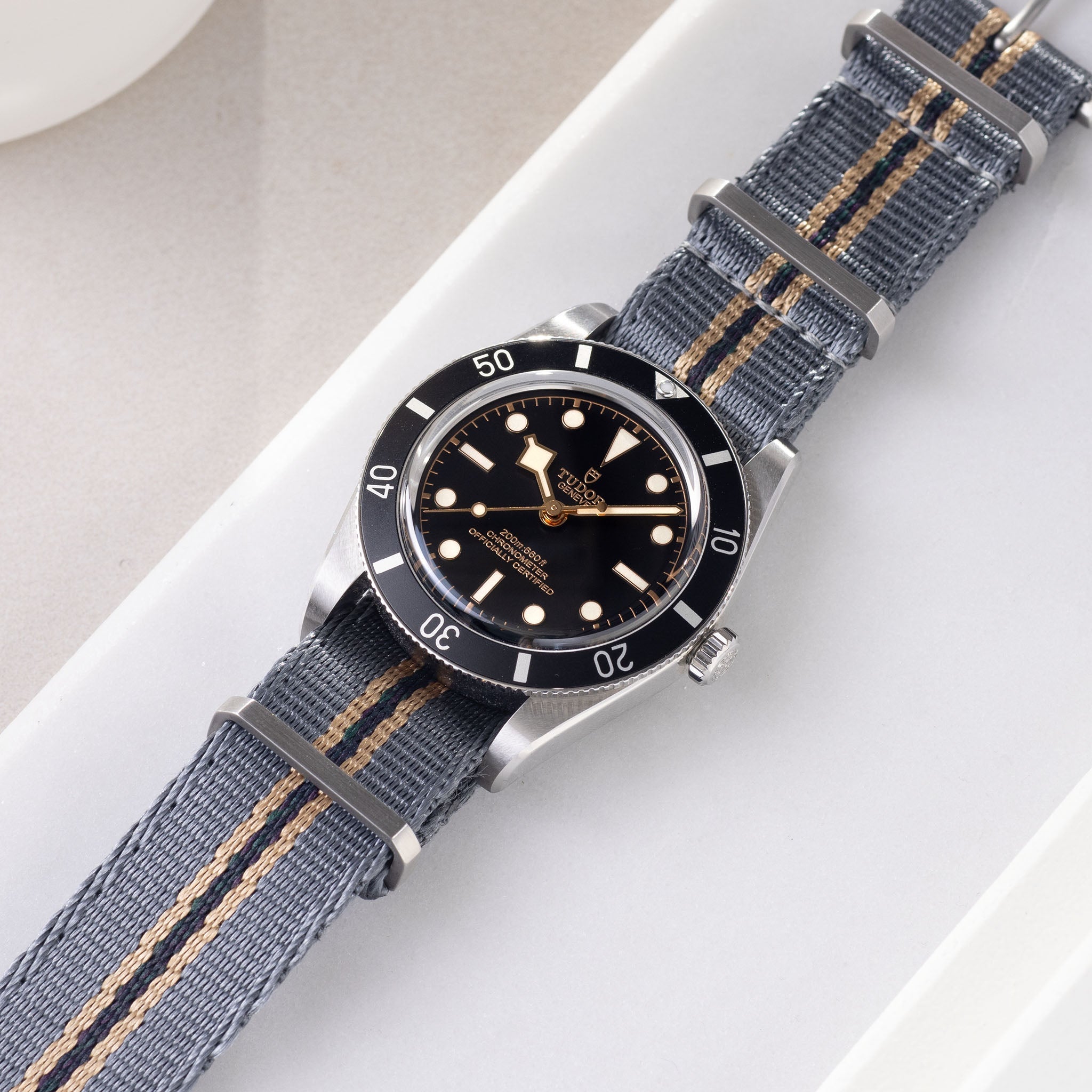 Strap for Tudor Black Bay 54 Single Pass Strap 300 Reverse Edition