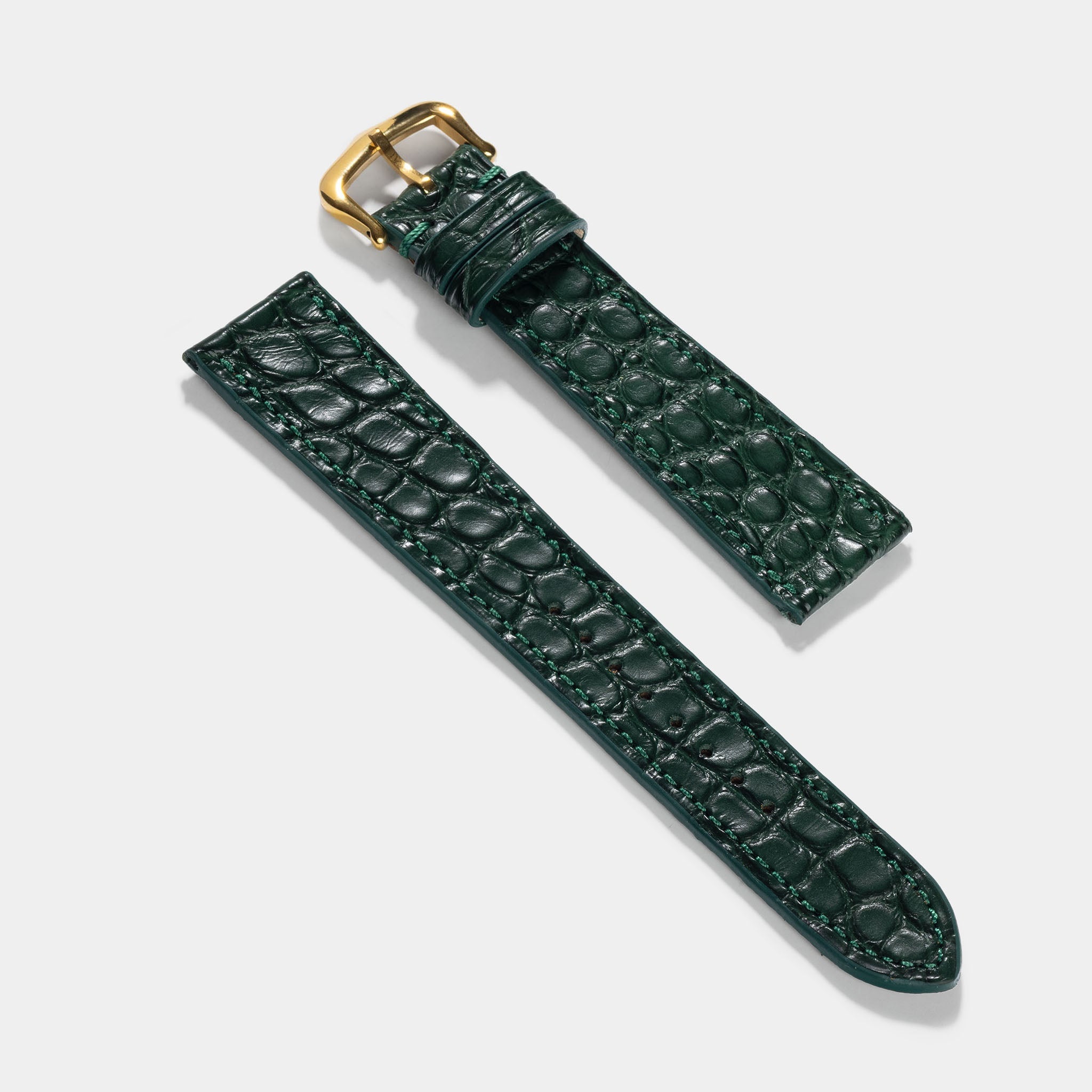 Strap for Cartier 17.5mm - The Green Alligator