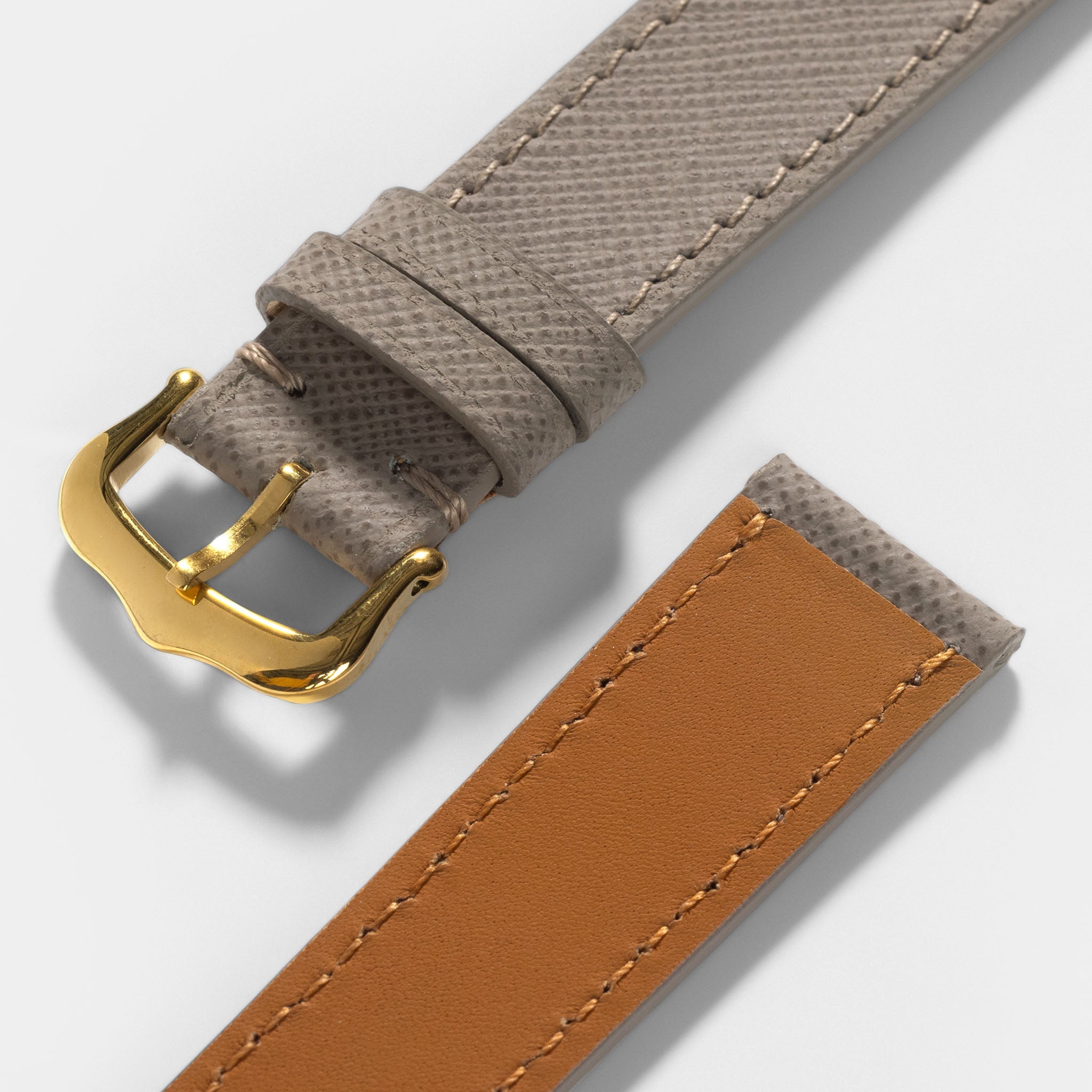 Strap for Cartier 17.5mm - The Taupe Saffiano