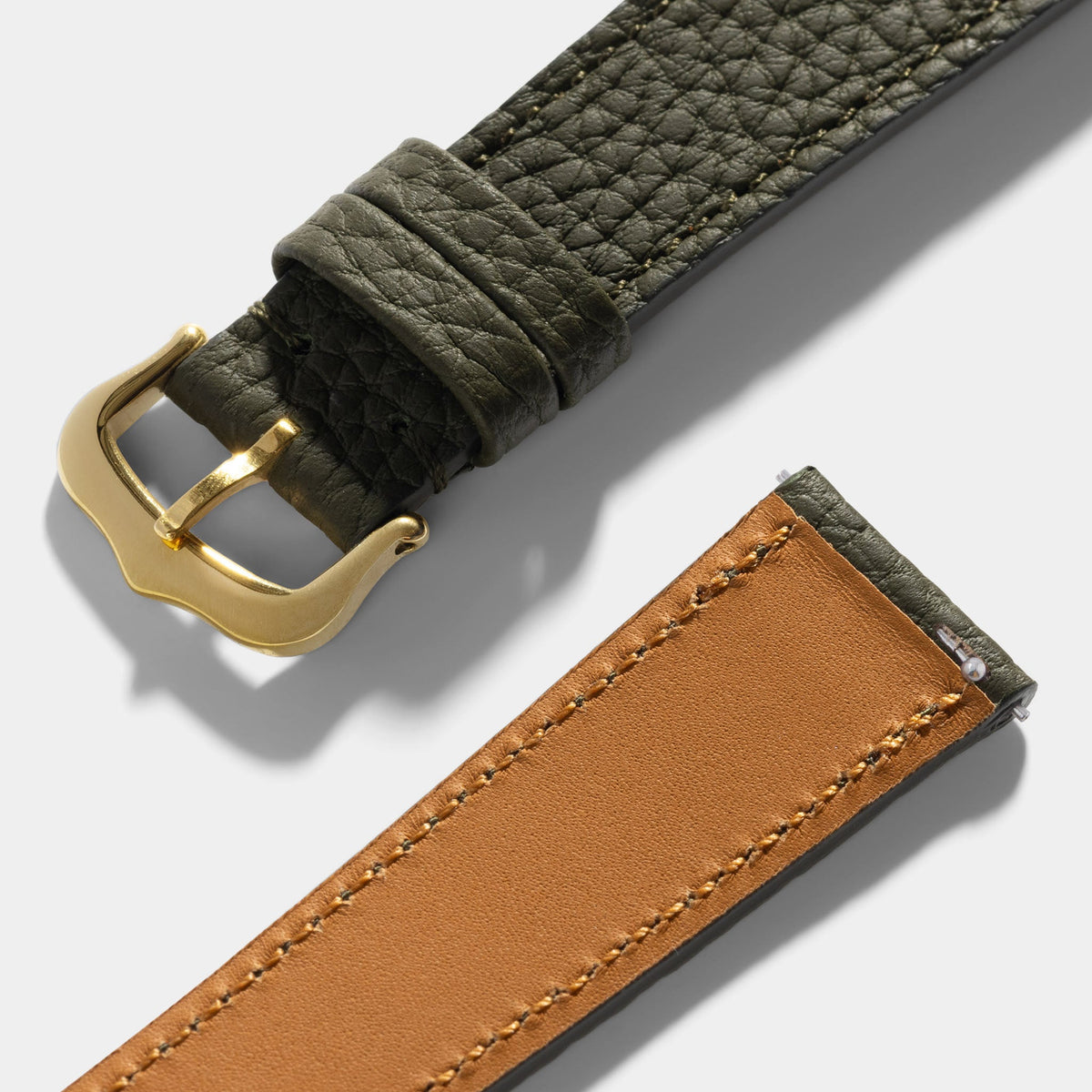 Strap for Cartier Tank Louis (2021 - today) - The Grana Olive