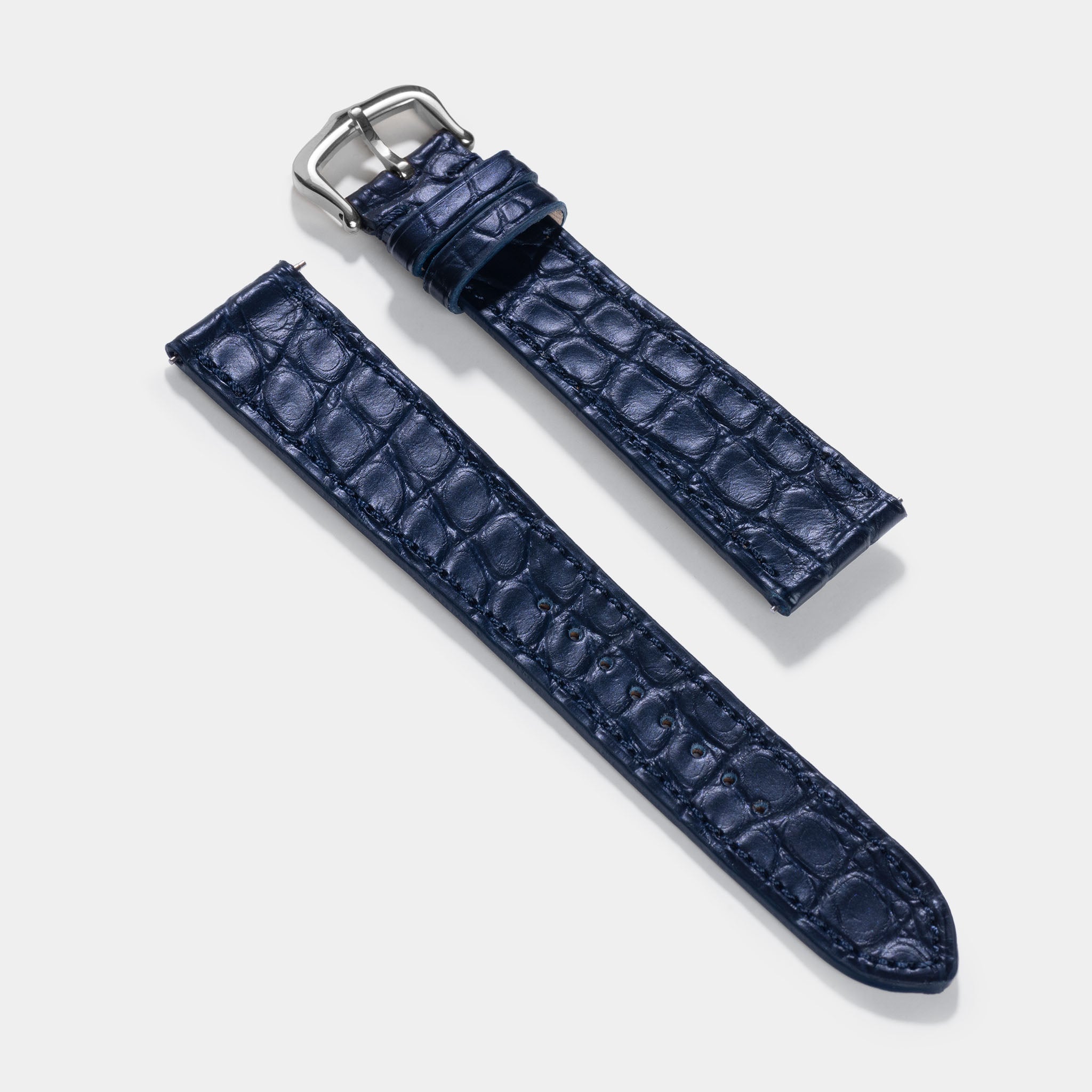 Strap for Cartier Tank Must (2021-today) - Blue Alligator