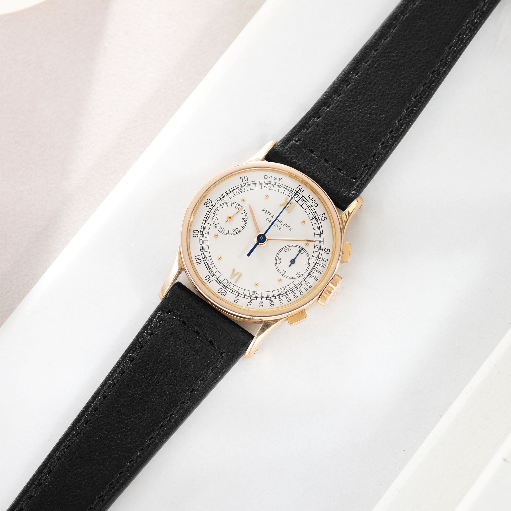 Black Boxed Calfskin Watch Strap - Classic Dress