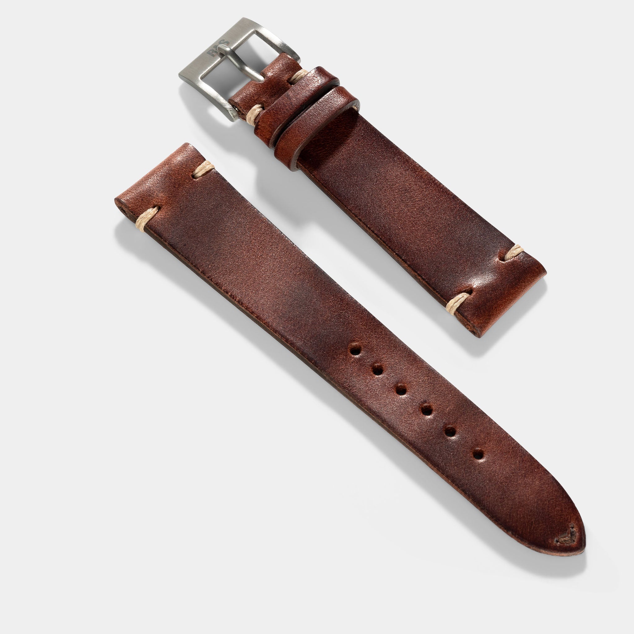 Strap for Tudor Black Bay 41mm Siena Brown Leather Watch Strap