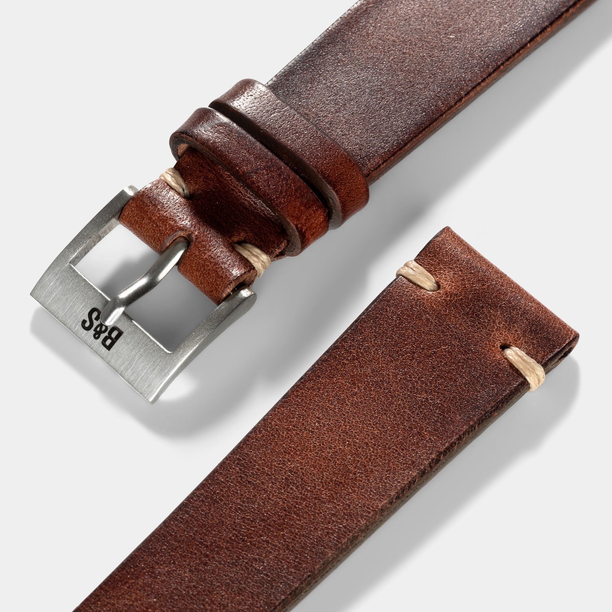 Strap for Tudor Black Bay 41mm Siena Brown Leather Watch Strap