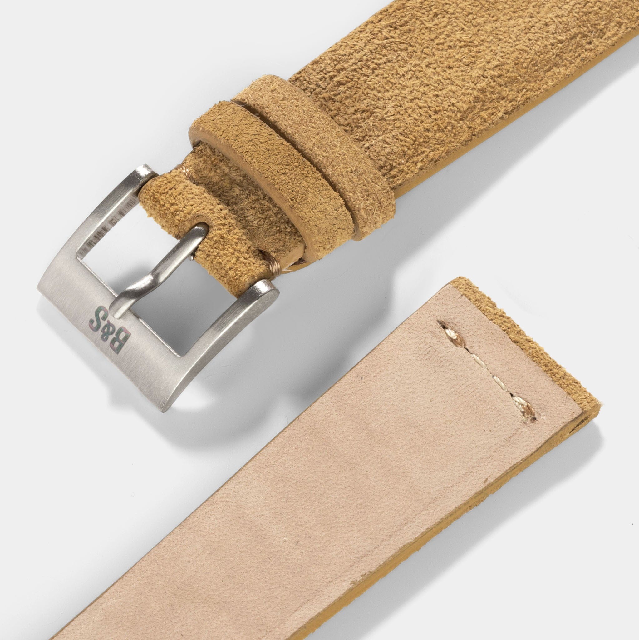 Tan suede watch online strap