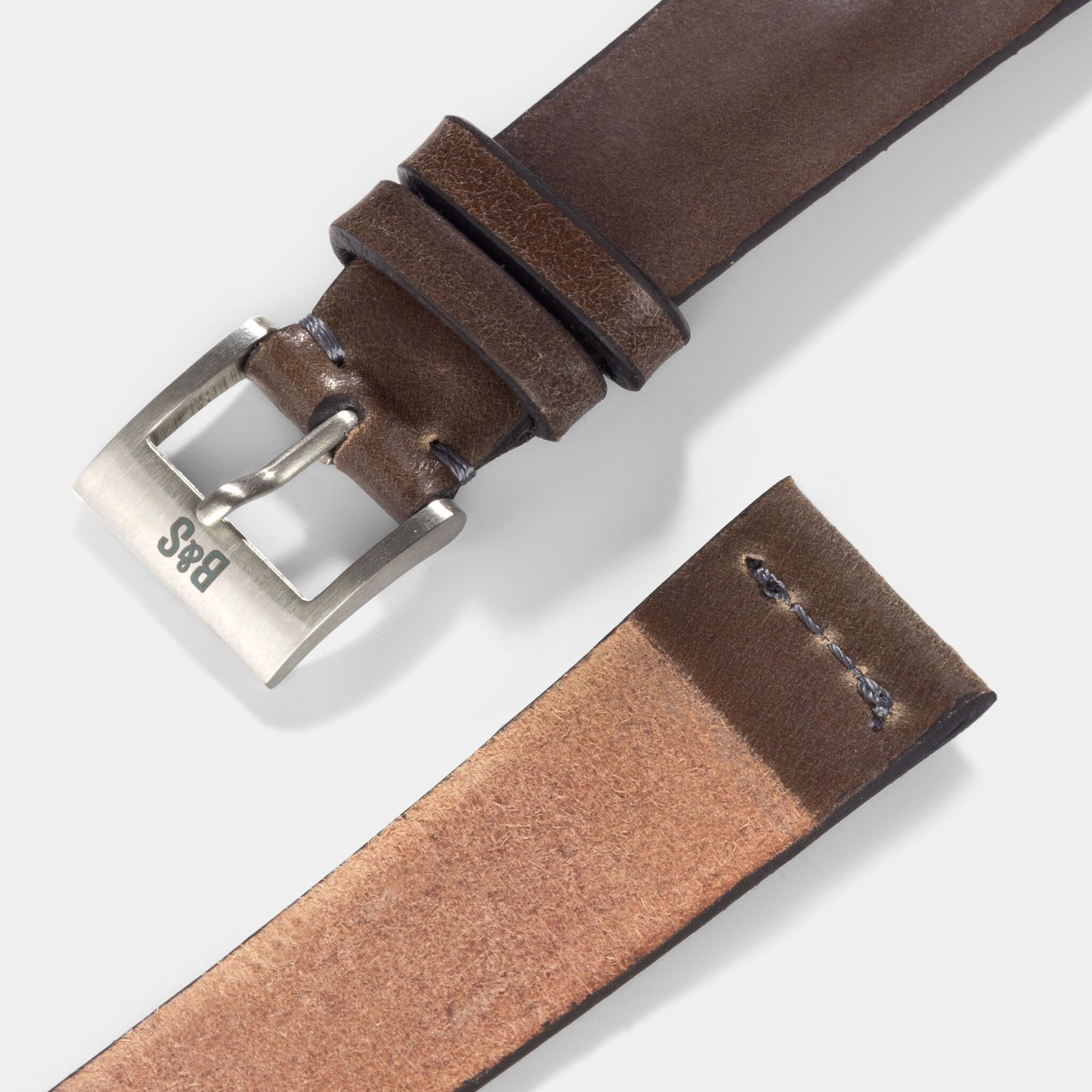 Cavallo Faded Brown Cordovan Leather Watch Strap