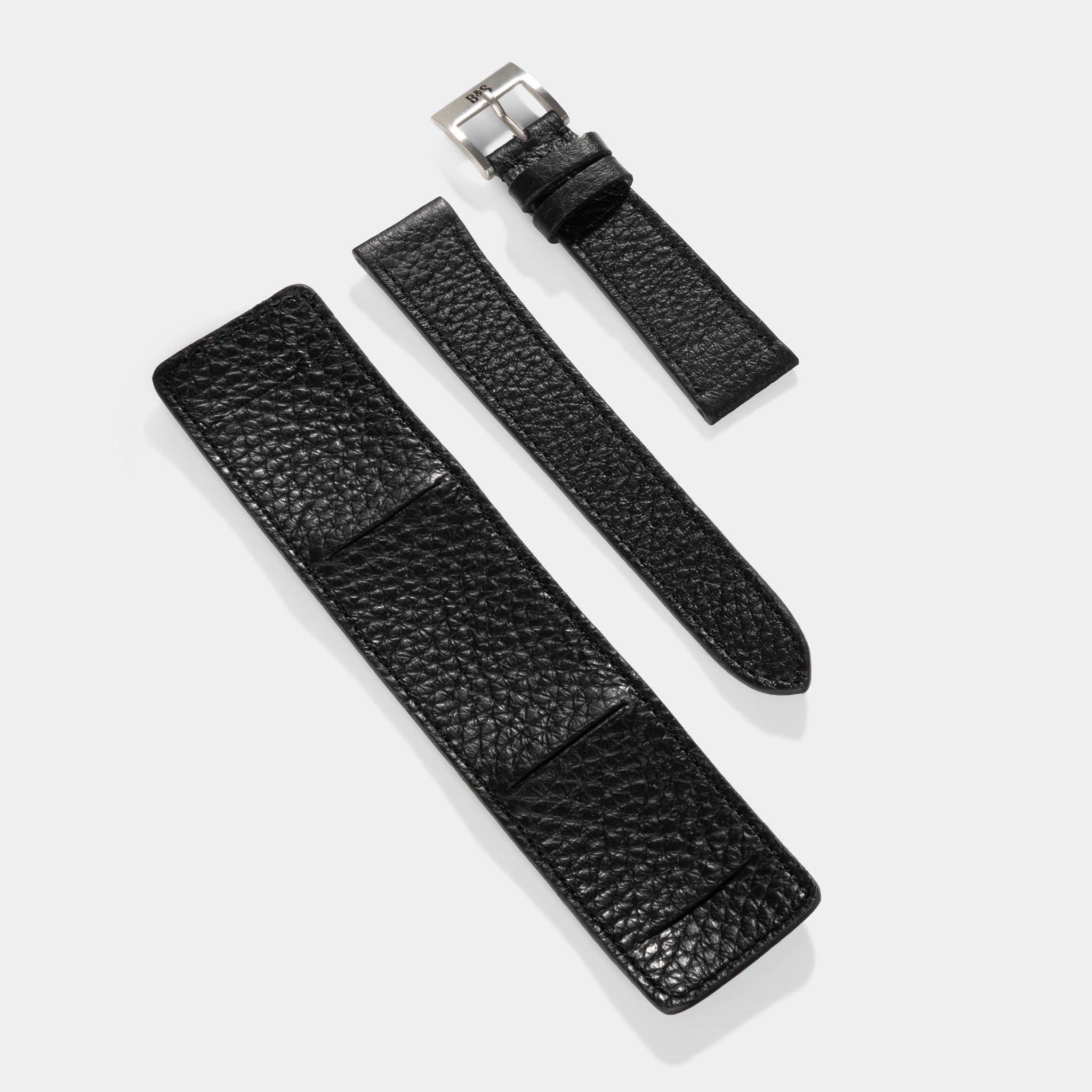 Black Leather Watch Strap Black Leather Watch Strap