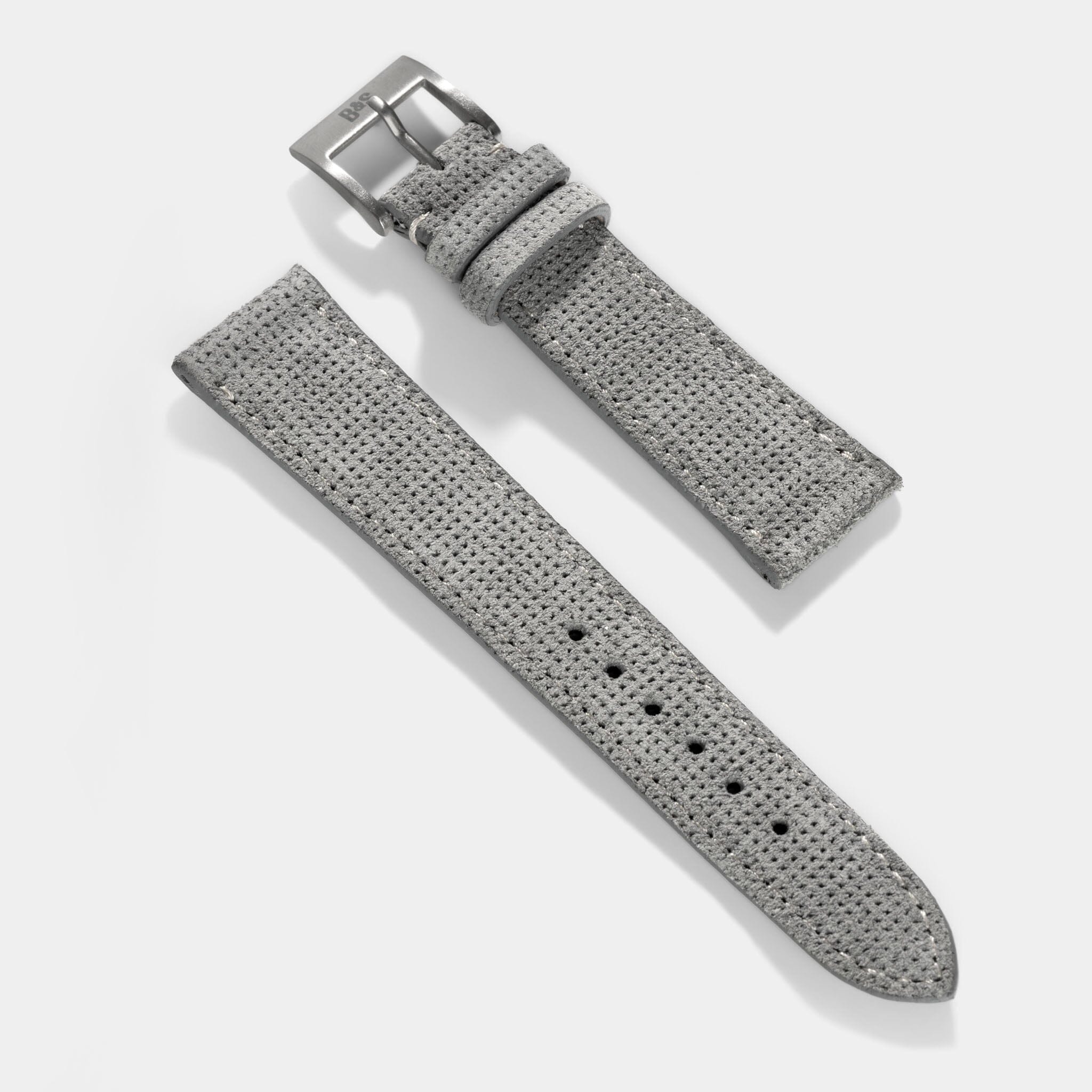 ICE Grey Leather Watch Strap