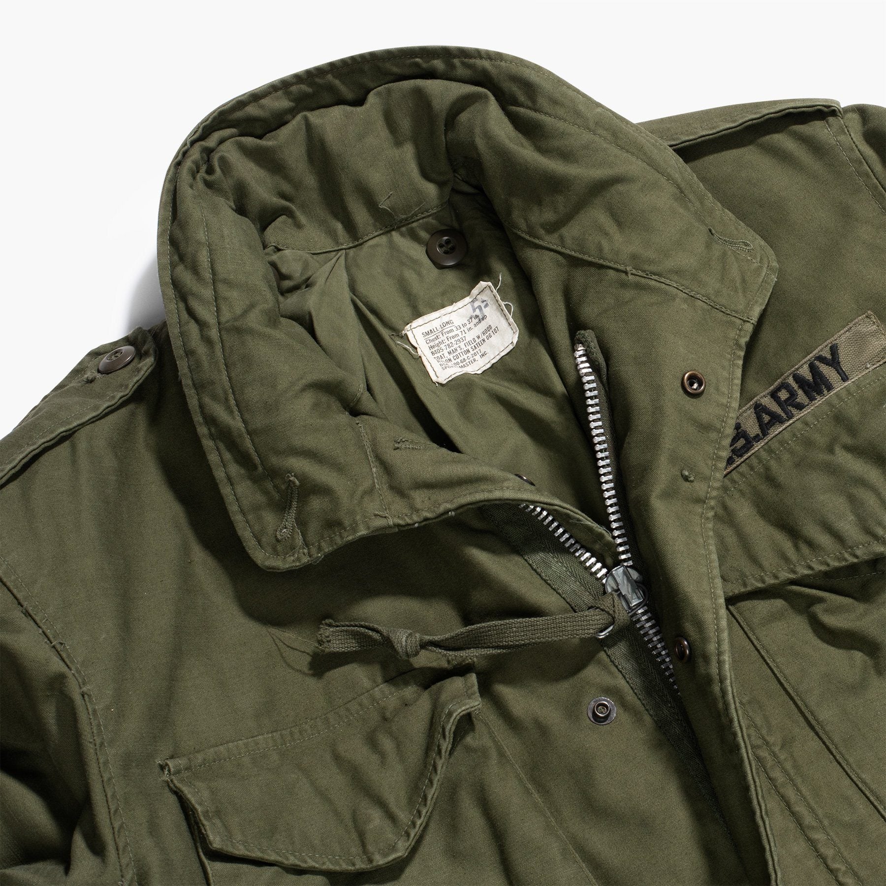 VINTAGE 1968 199th Infantry Brigade M-65 FIELD JACKET