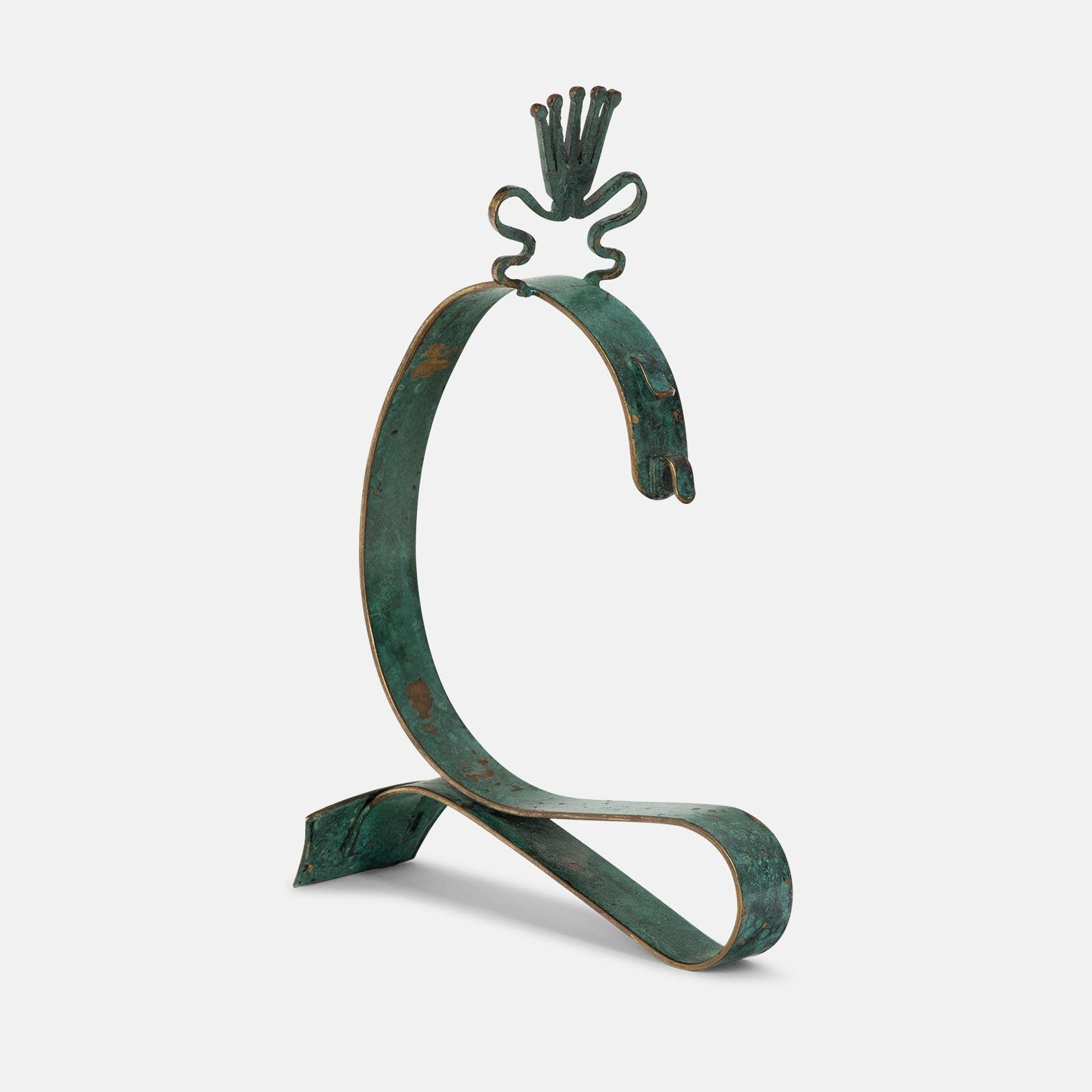 Vintage 1950s Brass Rolex Display Stand