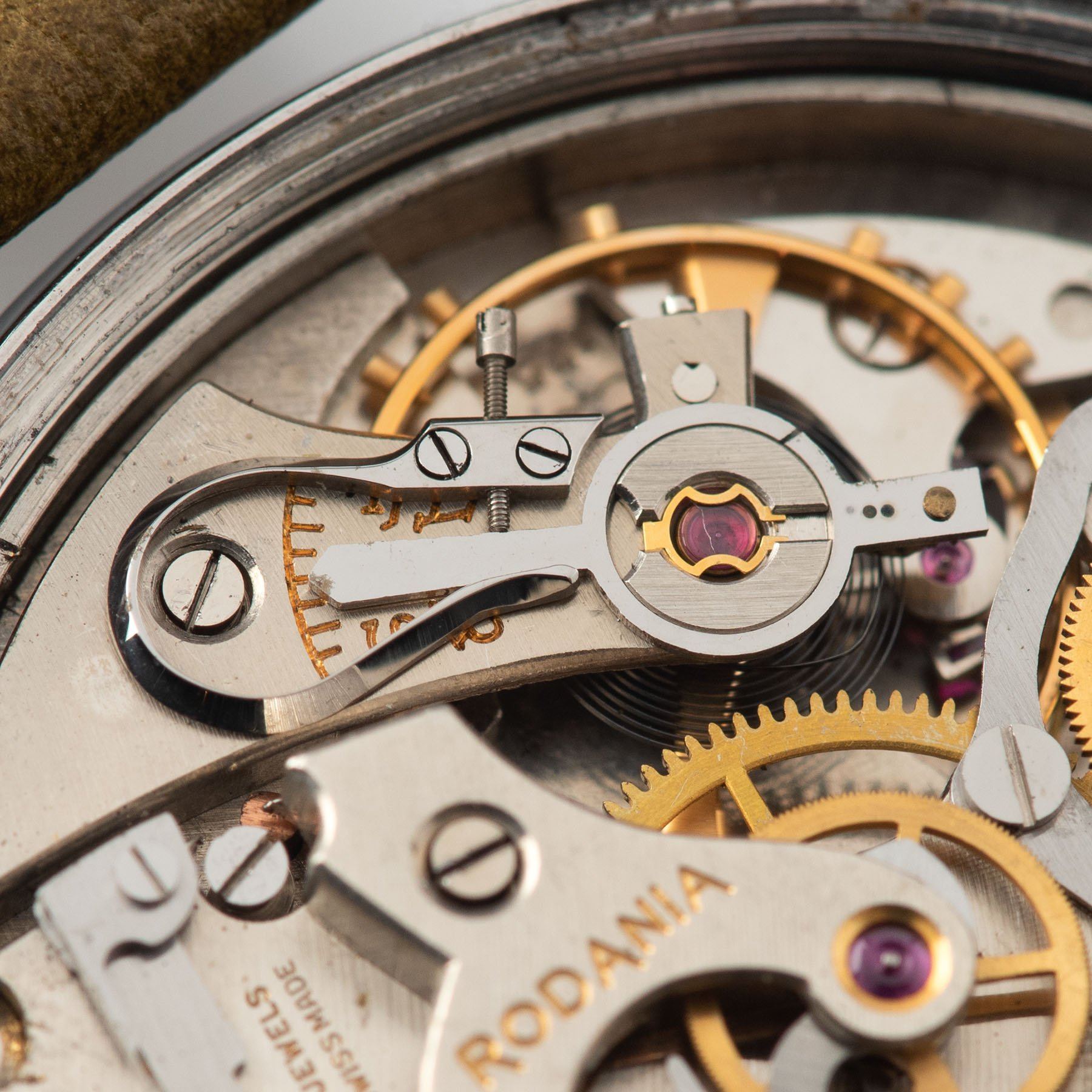 Rodania Mono Pusher Chronograph Watch 1960s