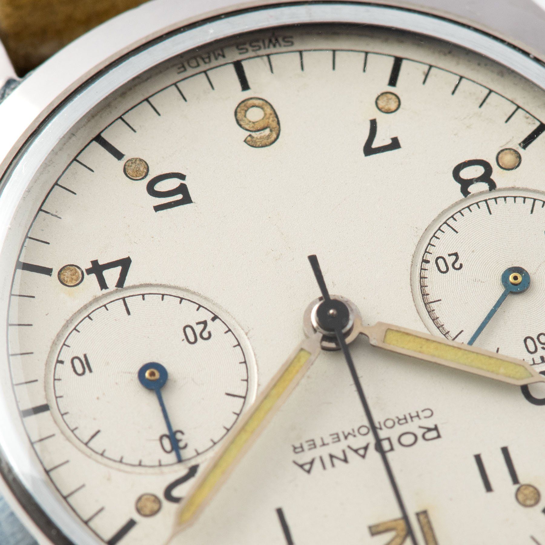 Rodania Mono Pusher Chronograph Watch 1960s