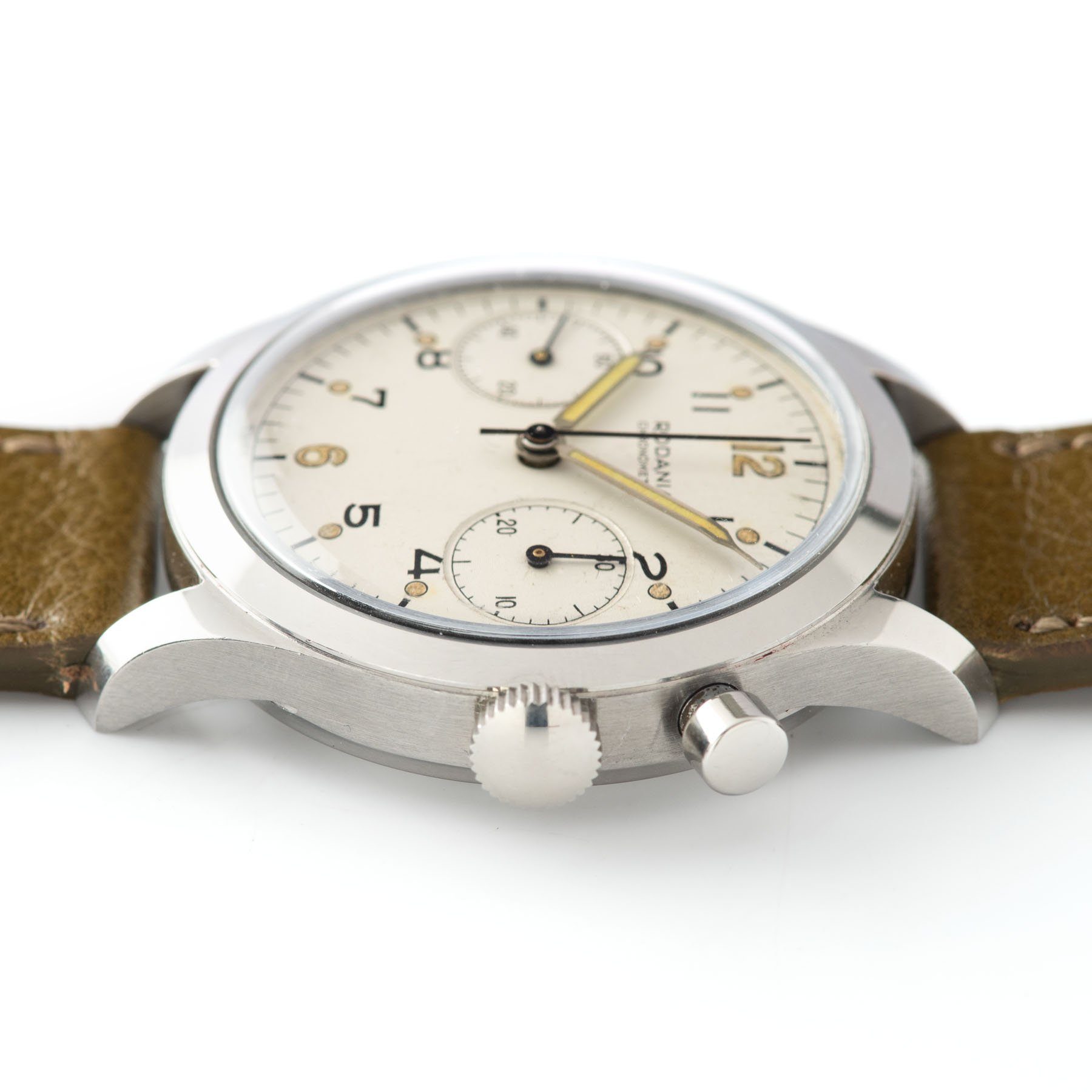 Rodania Mono Pusher Chronograph Watch 1960s