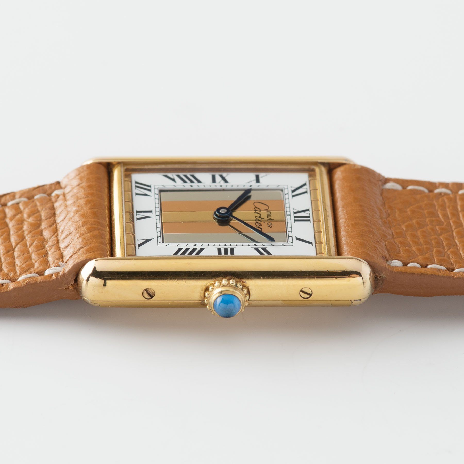 Must de Cartier Tank Trinity Dial Box and Papers