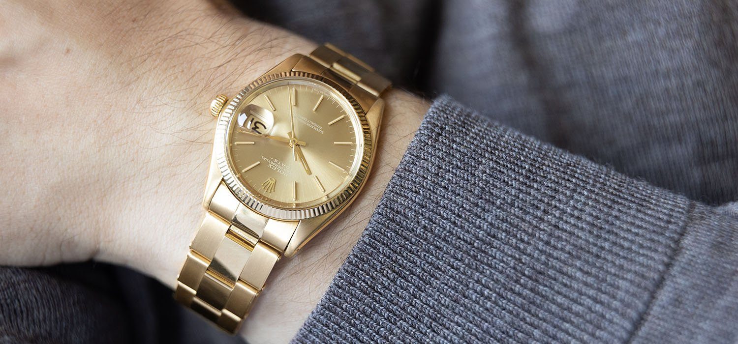 Rolex Yellow Gold Date Reference 1503 Tobacco Dial