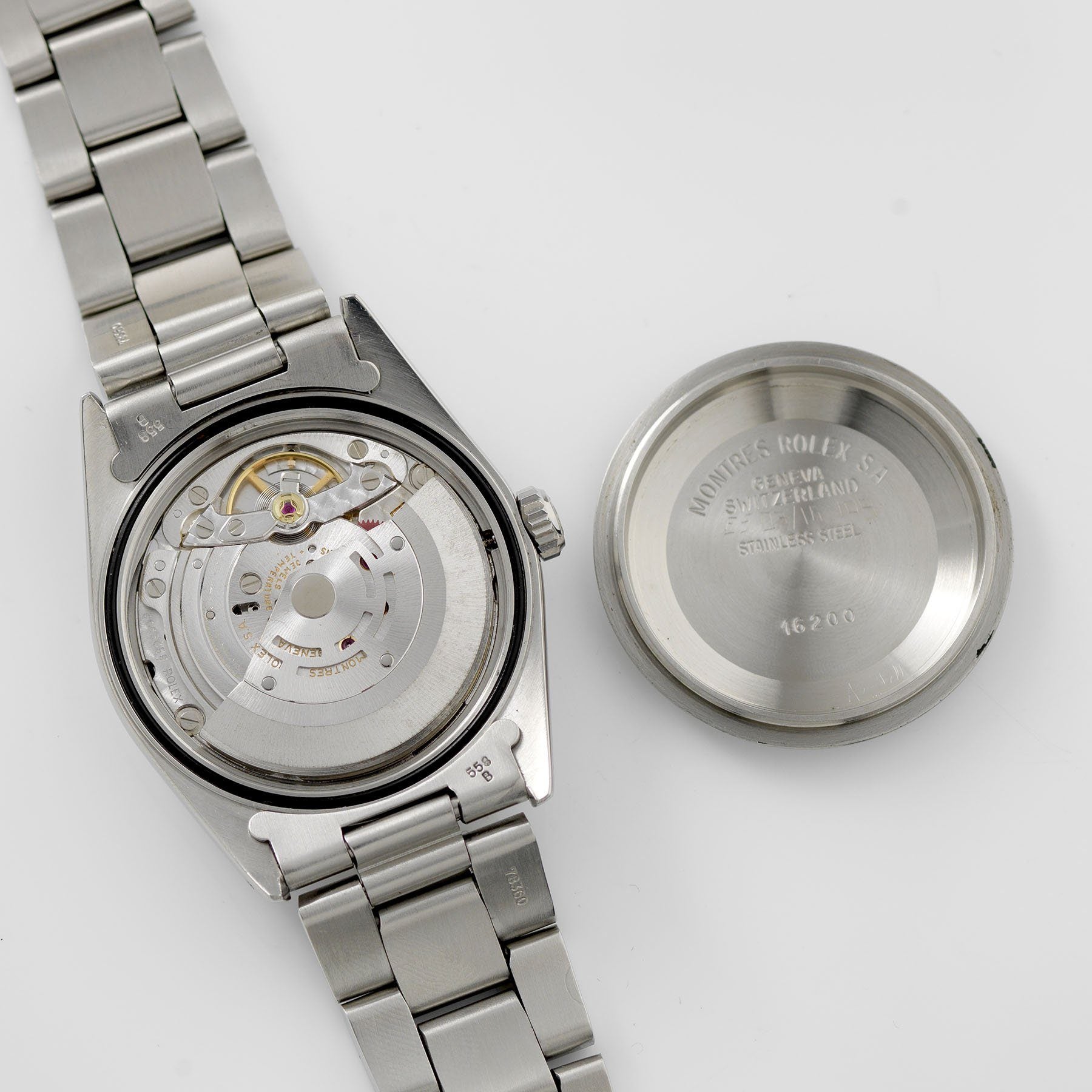 Rolex Datejust White Porcelain Dial Reference 16220