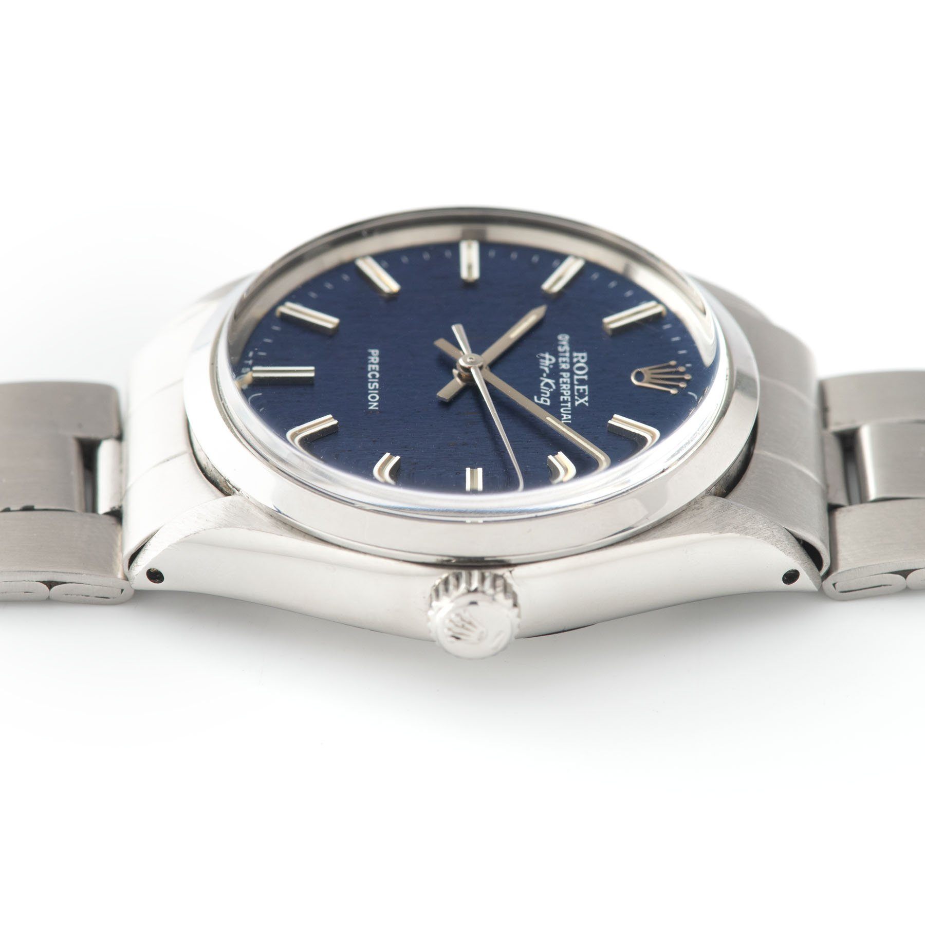 がくちん　ROLEX Air King REF:5500 自動巻 ROLEX Air-King Ref.5500 Black Gilt Tropical Dial – TIMEANAGRAM