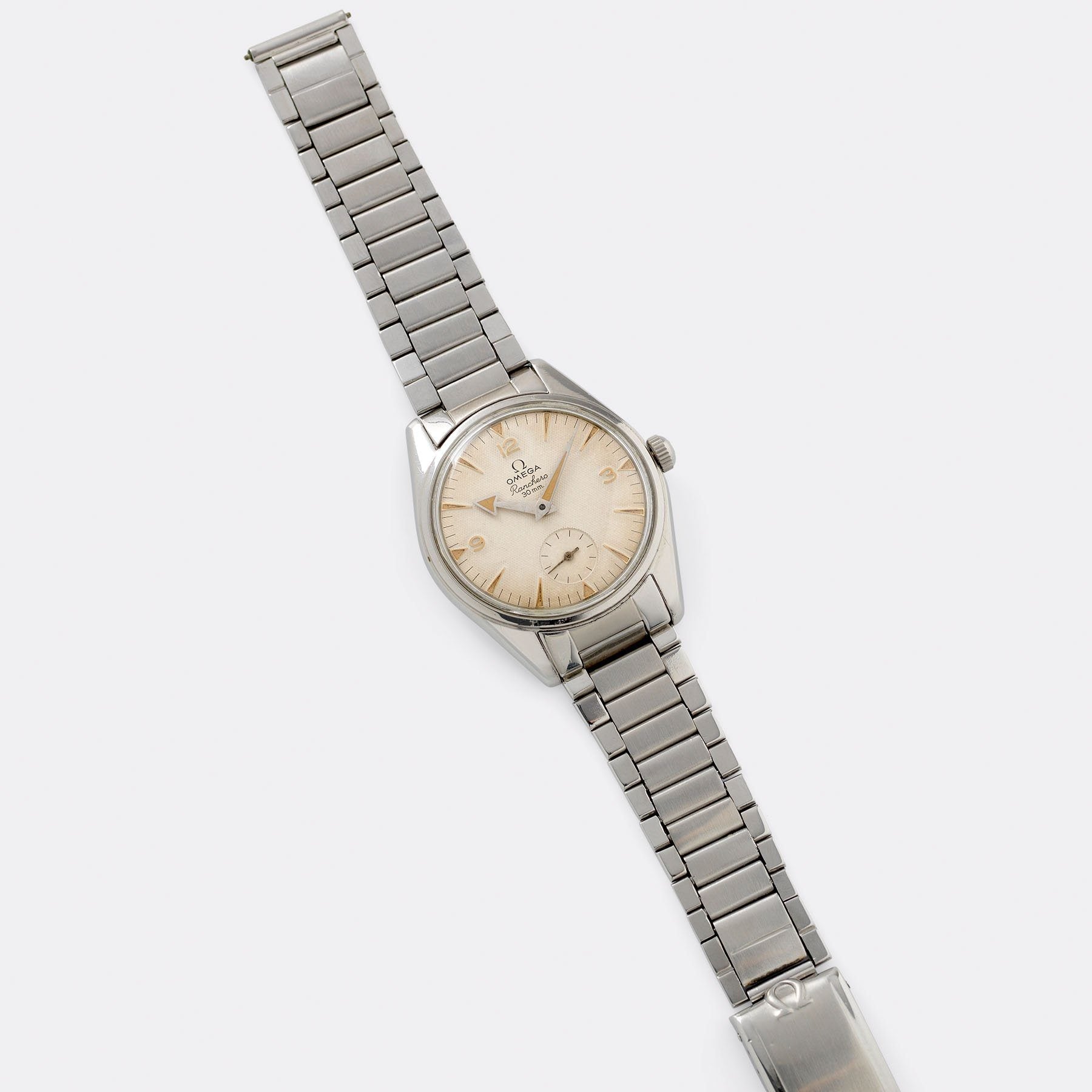 Omega Ranchero White Waffle Dial 2990 with Archive Extract